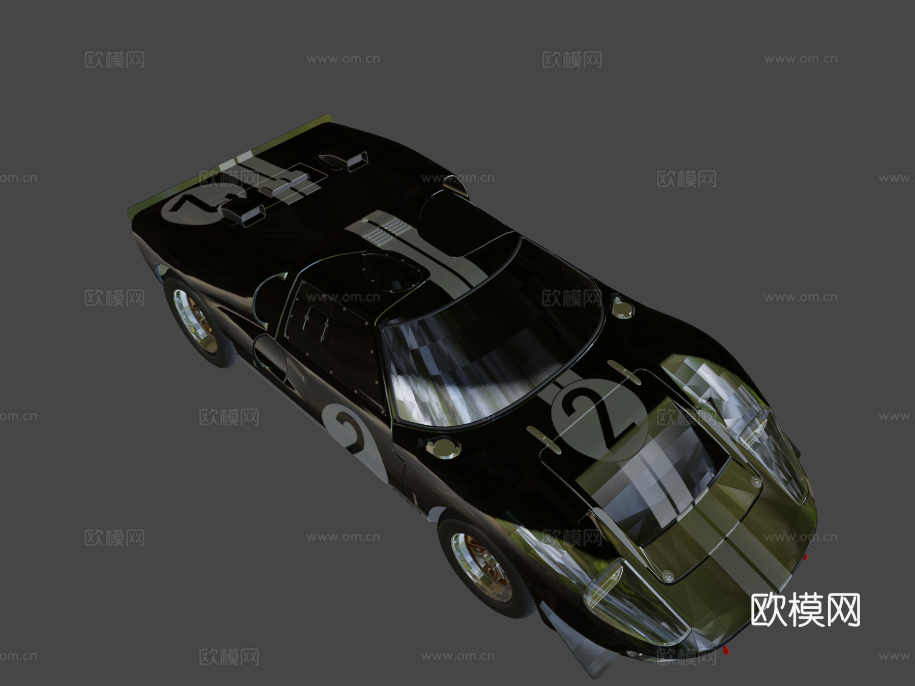 福特GT40 Mk II3d模型下载（渲染图8）
