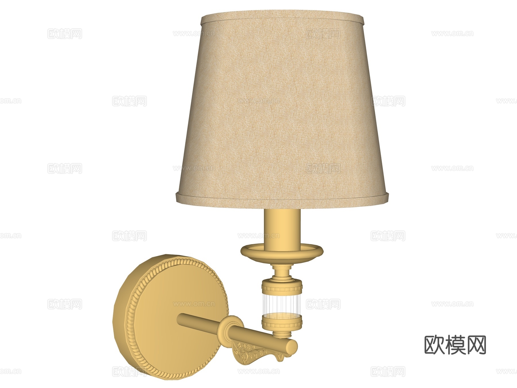 壁灯 装饰壁灯 金属壁灯su模型