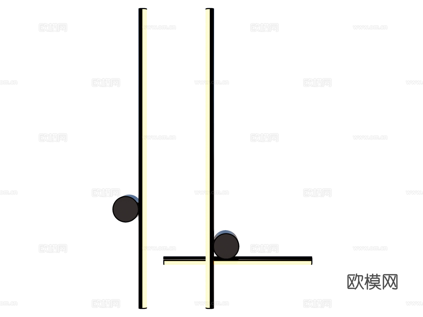 壁灯 装饰壁灯 金属壁灯su模型