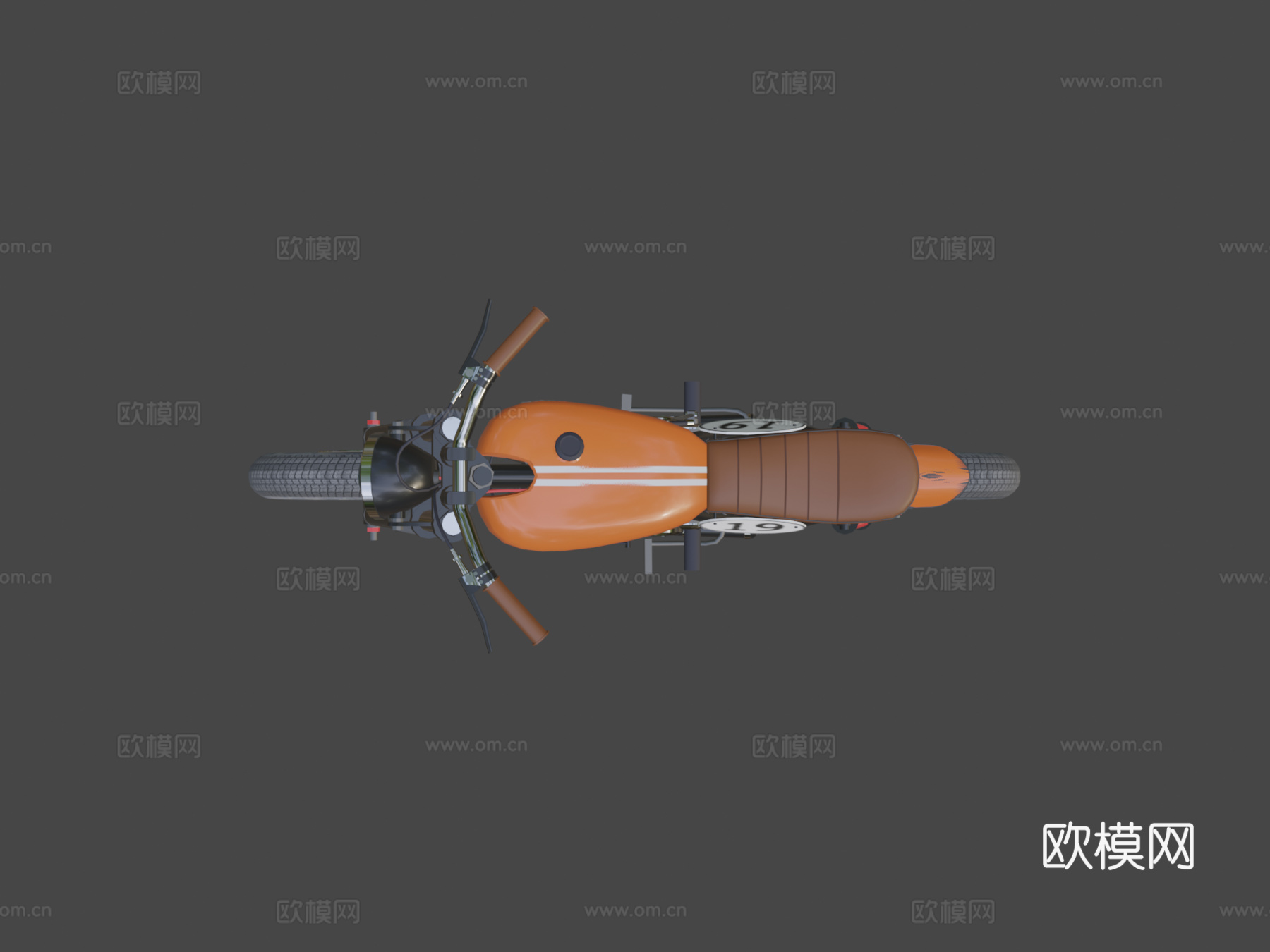 摩托车  定制自行车 JAWA3d模型