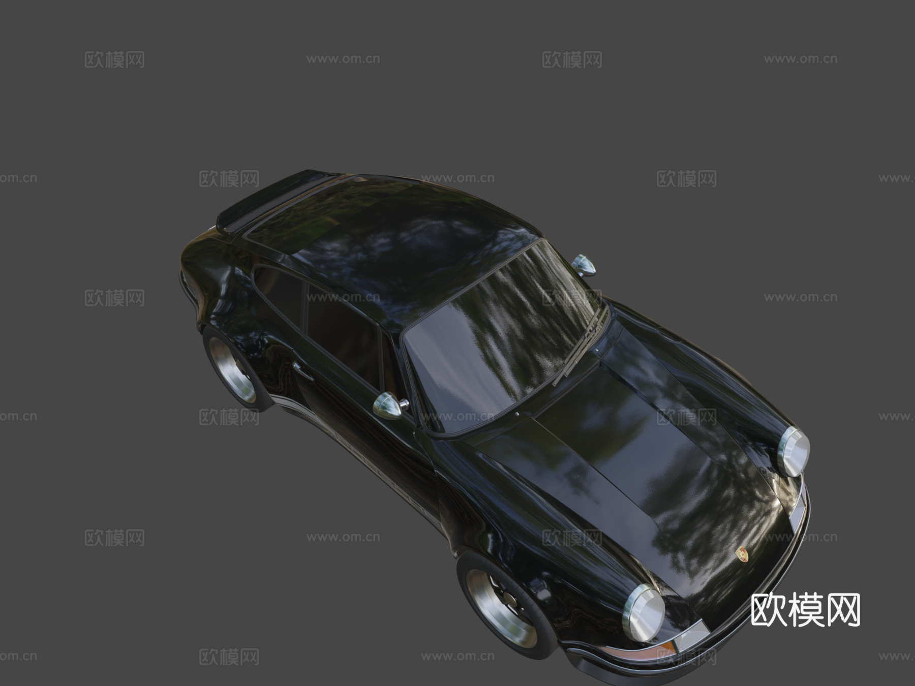 保时捷Singer 911 Turbo3d模型下载（渲染图8）