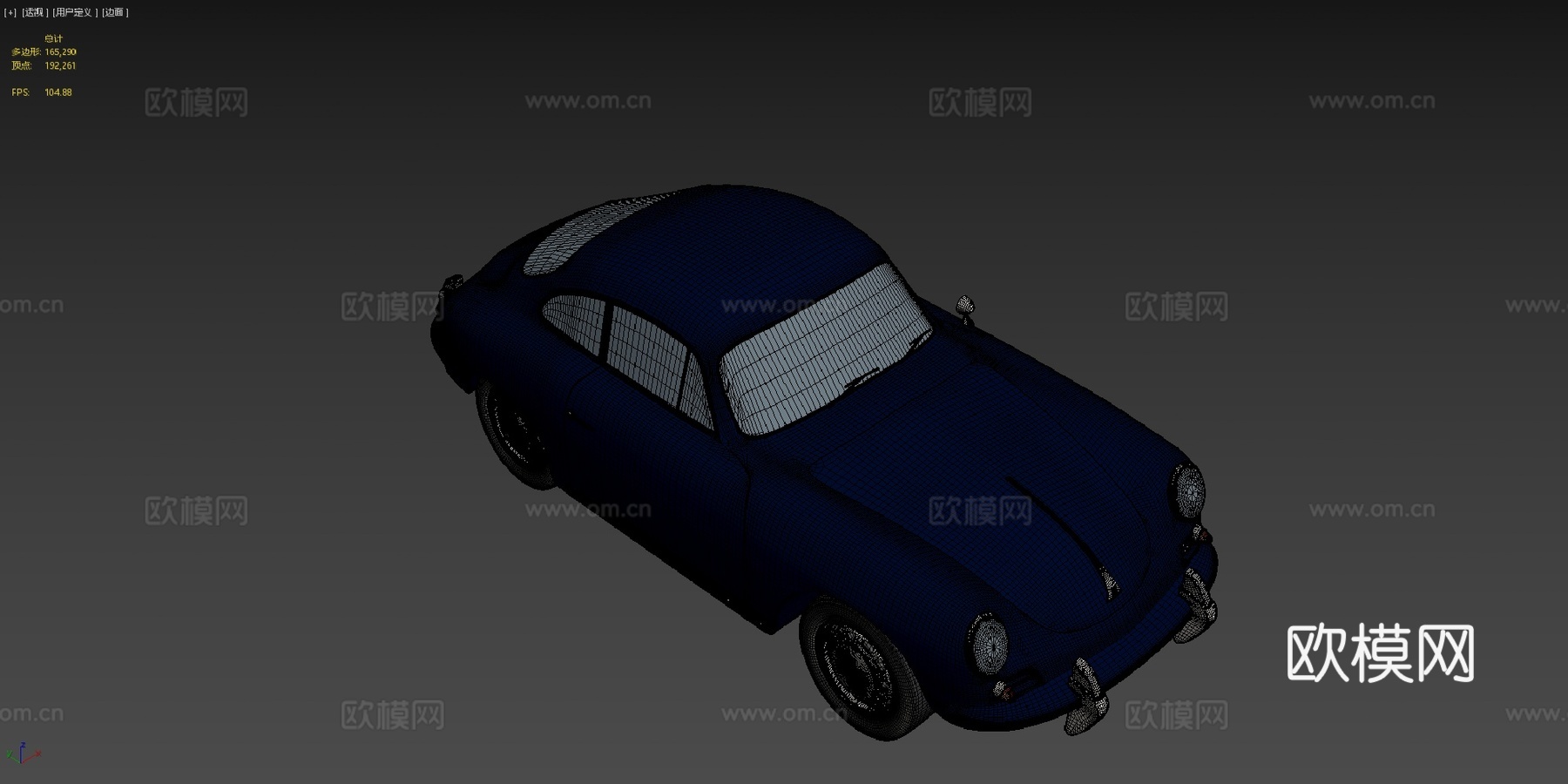 保时捷3563d模型下载（渲染图4）