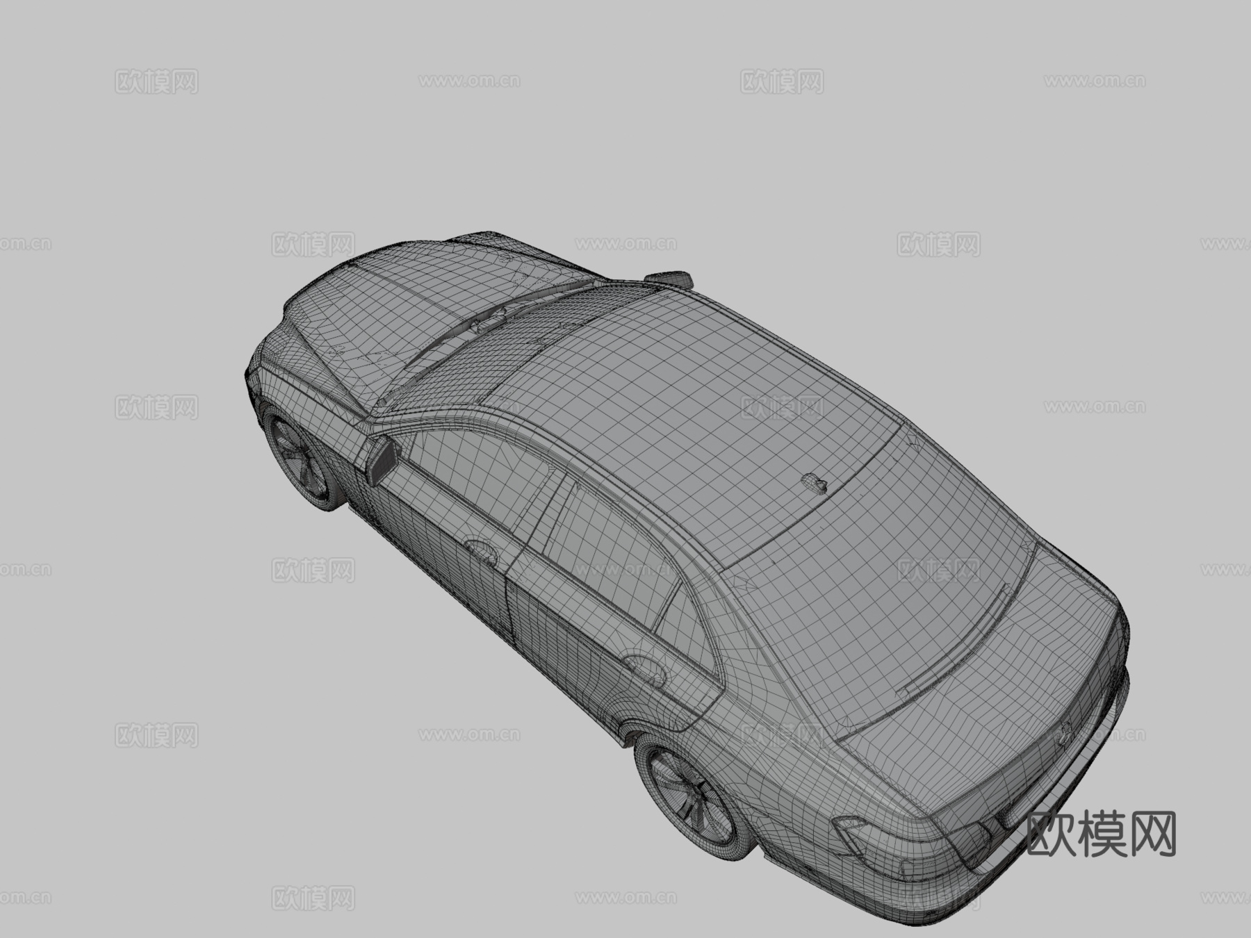 梅赛德斯E级W2123d模型下载（渲染图3）