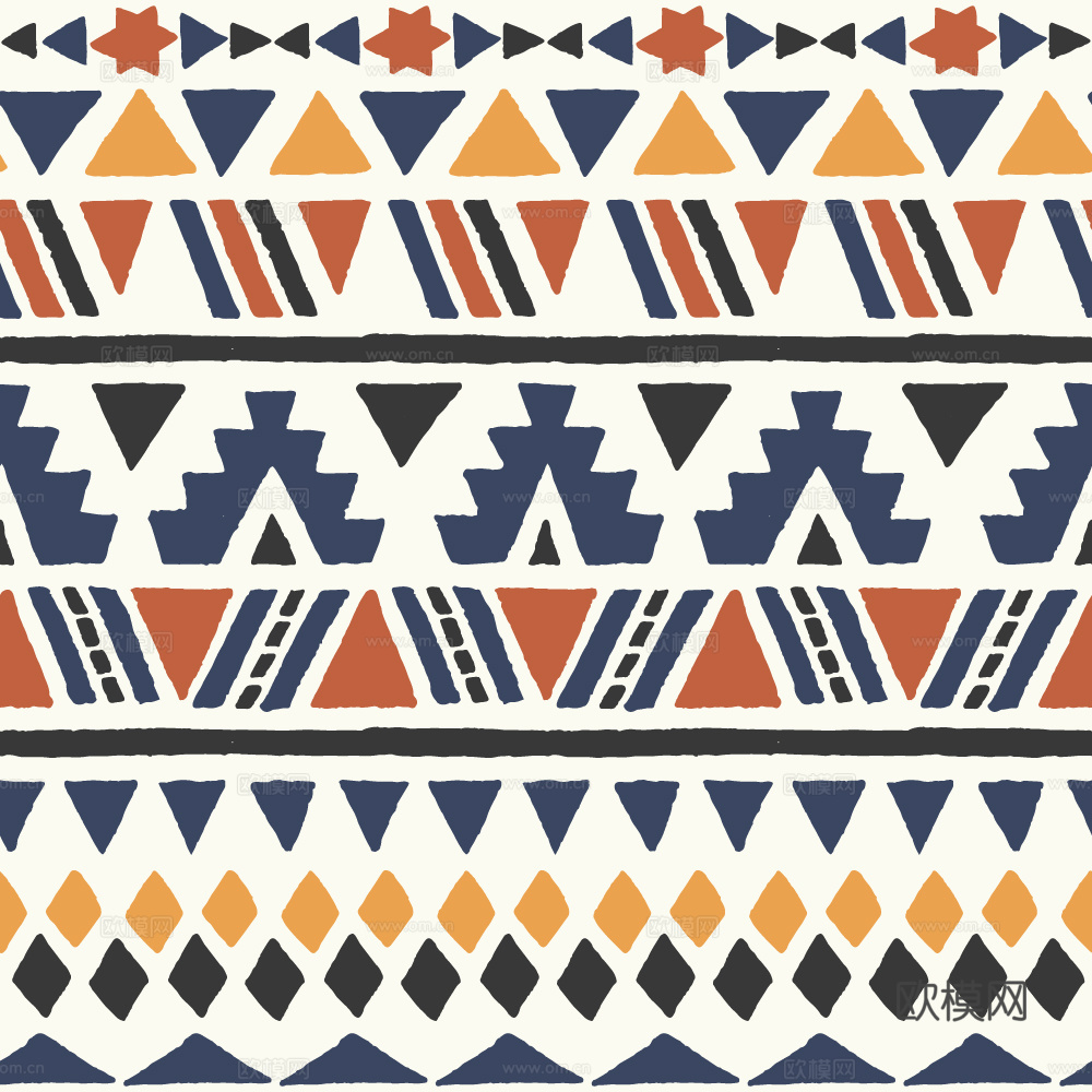 复古民族风花纹图案纹理48