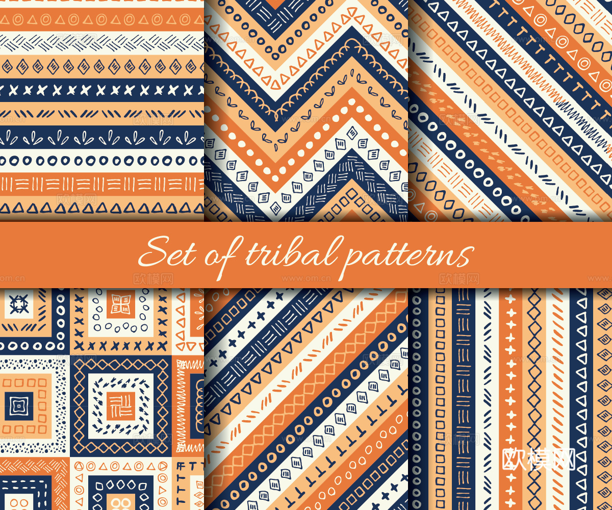 复古民族风花纹图案纹理16