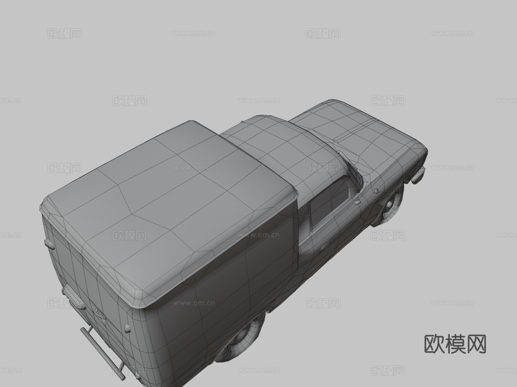 Pirozhok扫描重拓扑3d模型下载（渲染图3）