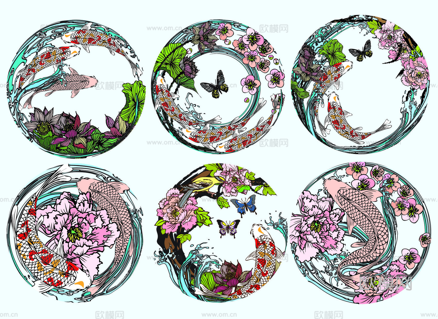 日式和风图案纹理肌理26