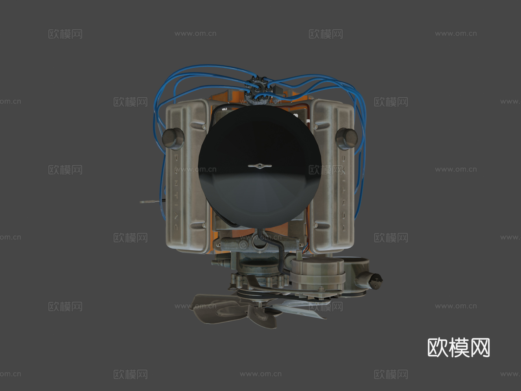 汽车发动机 庞蒂亚克 Unity shehab house3d模型下载（渲染图6）