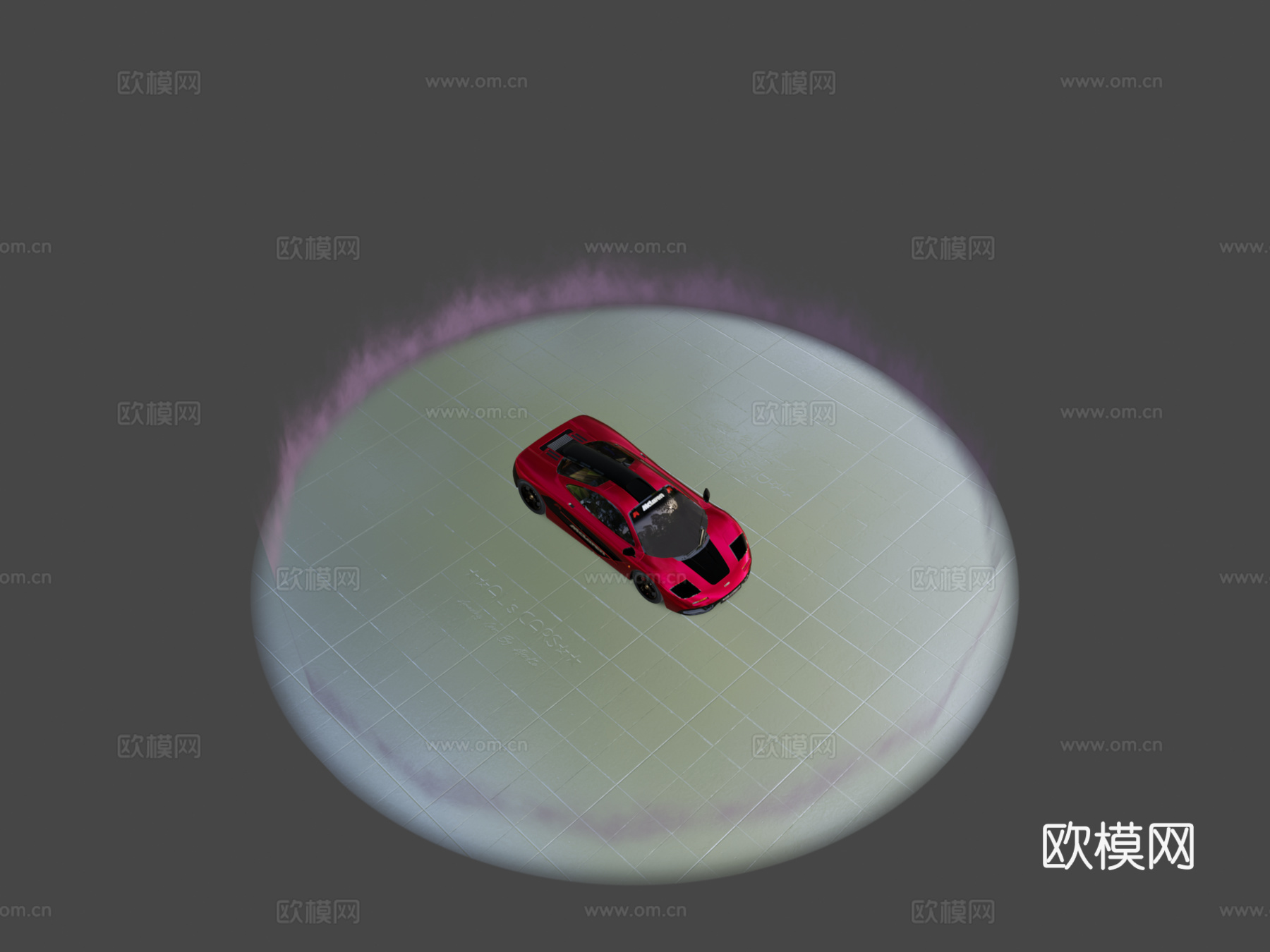 迈凯伦F1一九九三红宝石3d模型下载（渲染图1）