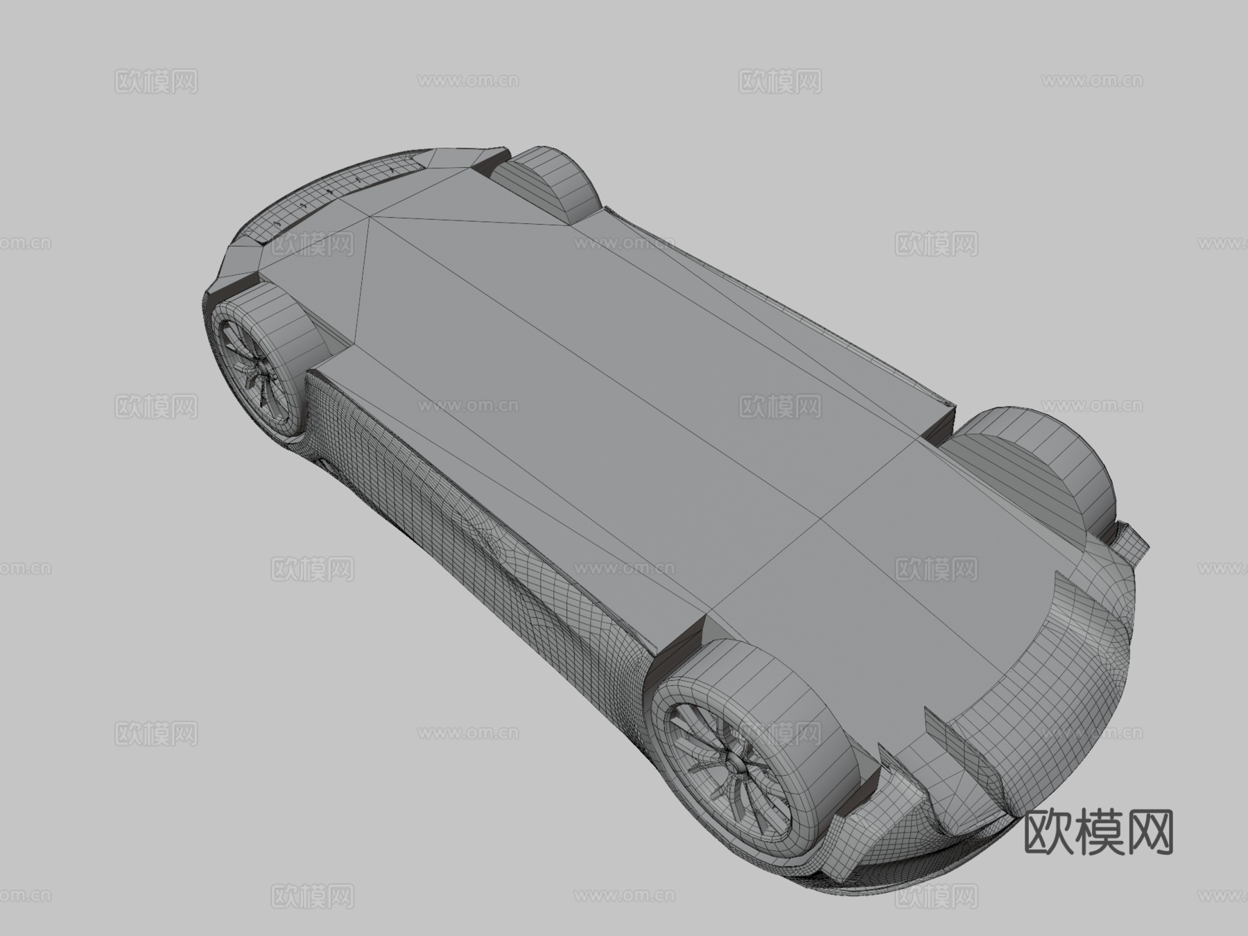 特斯拉跑车  20美元3d模型下载（渲染图3）