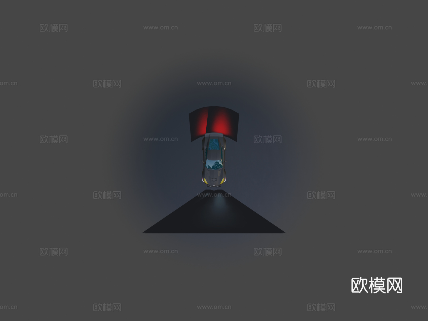 C7科尔维特拉力赛车3d模型下载（渲染图7）