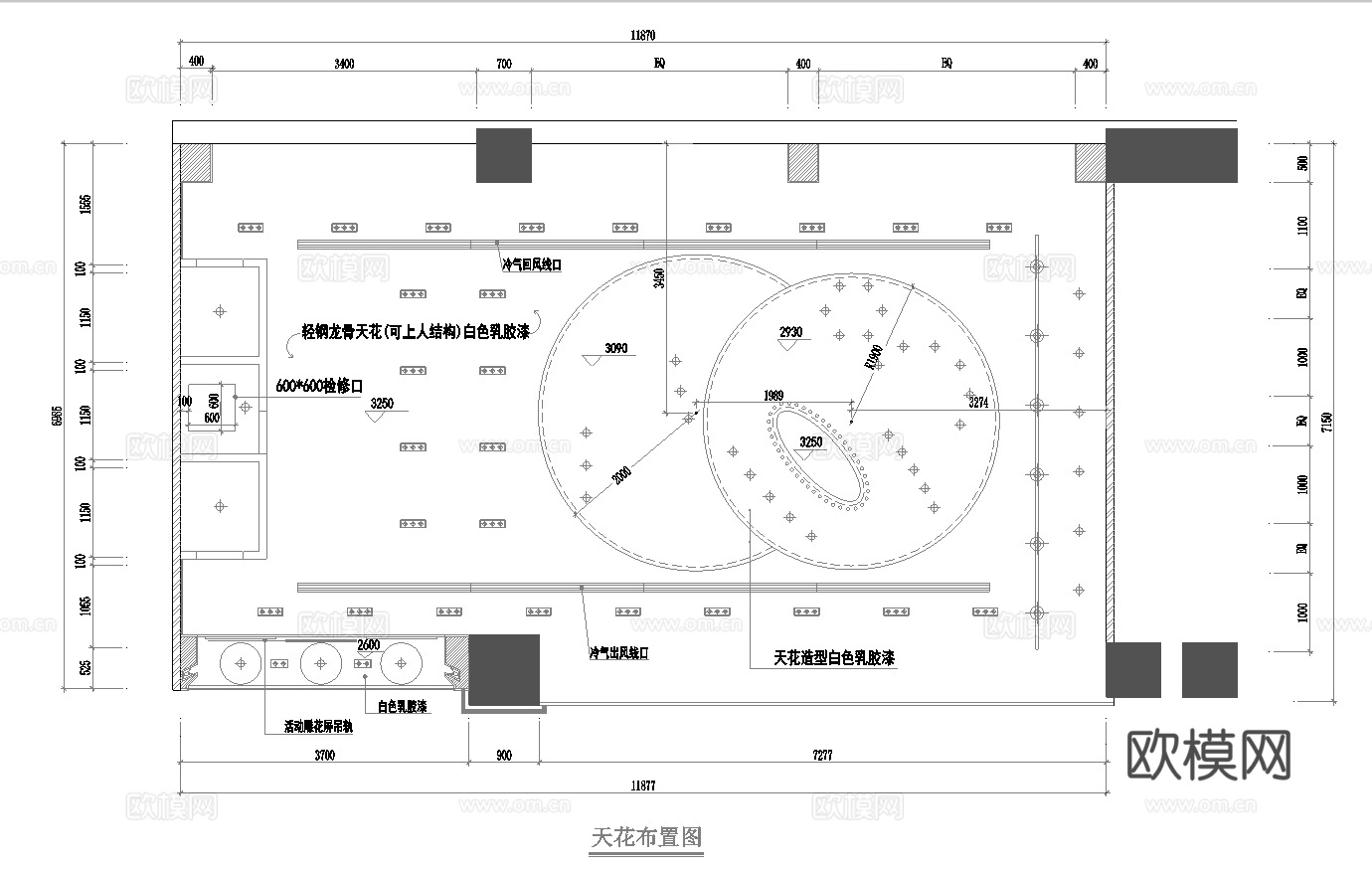 男装女装服装店专卖店 最新全套施工图设计cad施工图