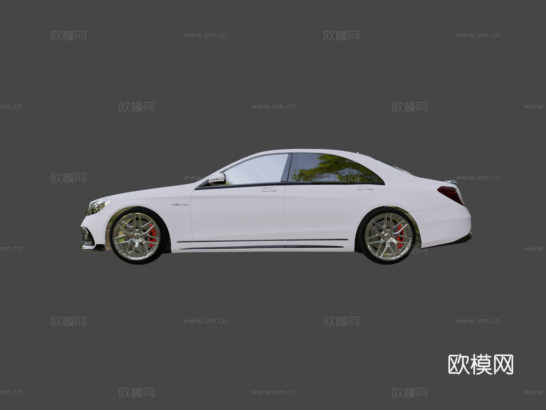 梅赛德斯奔驰S65 W2223d模型下载（渲染图6）