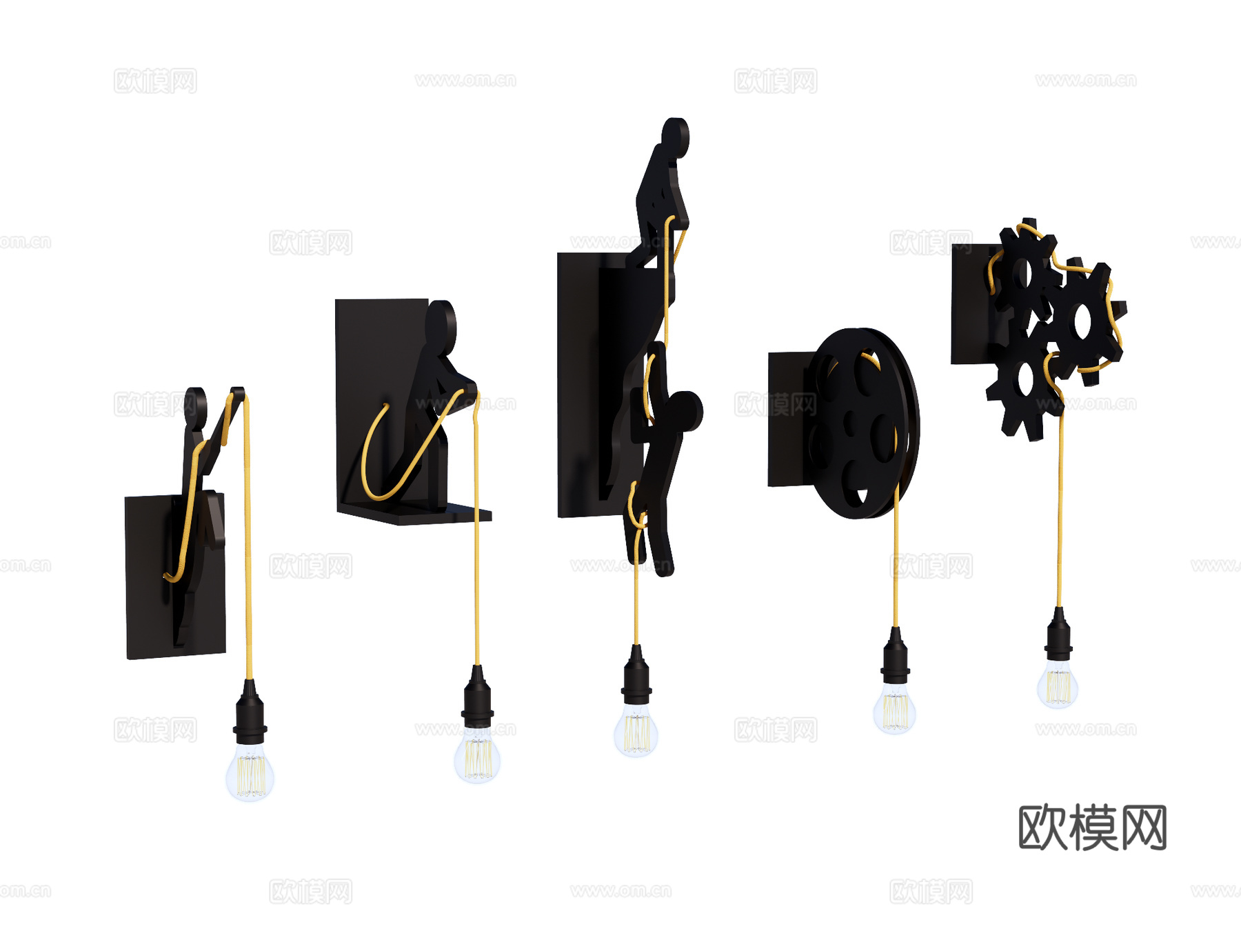 壁灯 装饰壁灯su模型