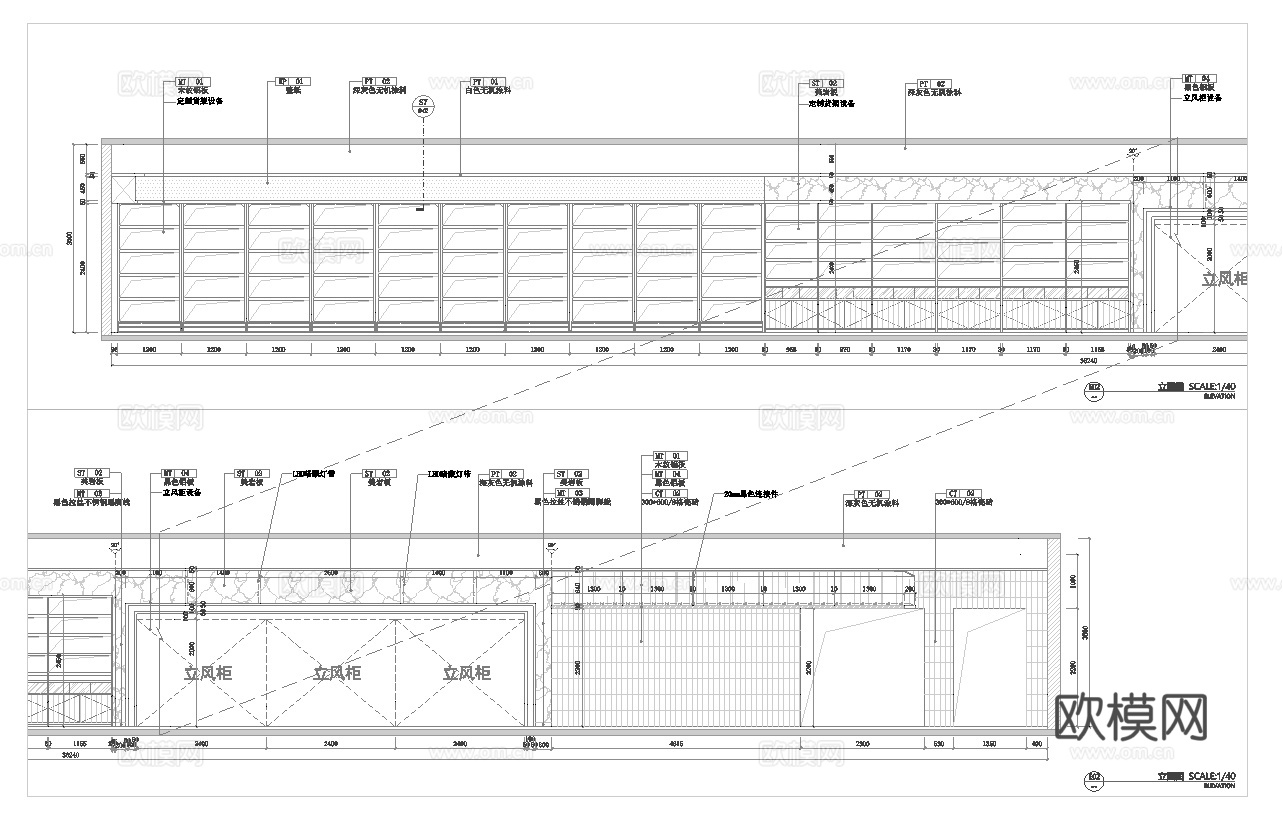 大型超市 最新全套施工图设计cad施工图