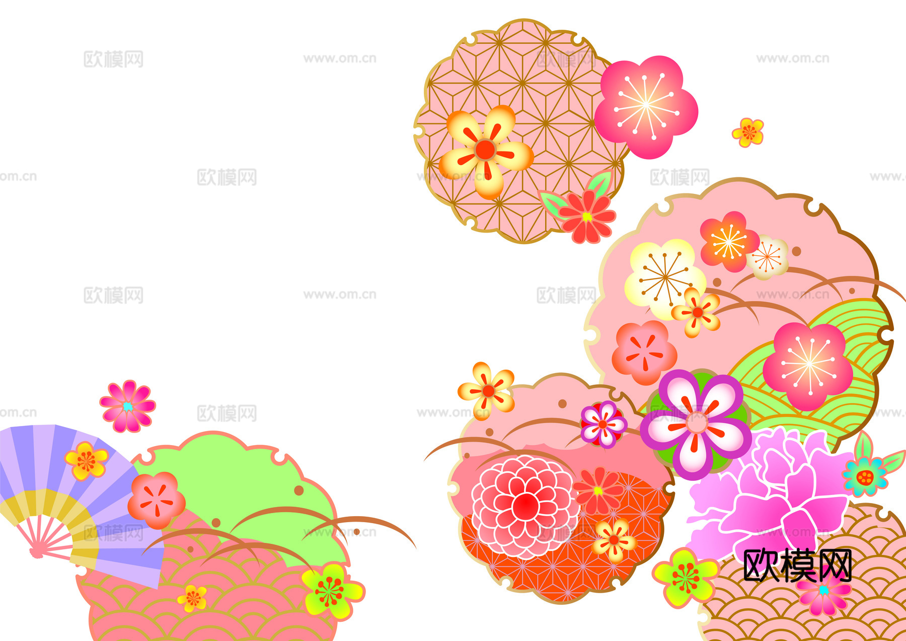 日式和风图案纹理肌理22