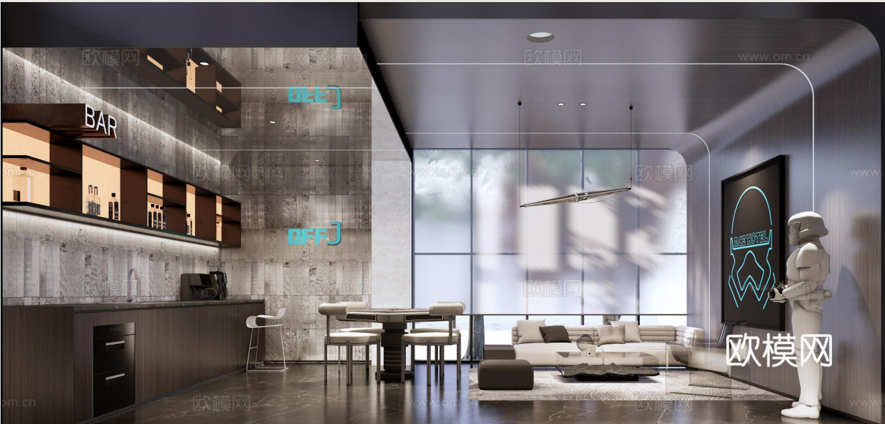 电竞酒店 最新全套施工图设计cad施工图