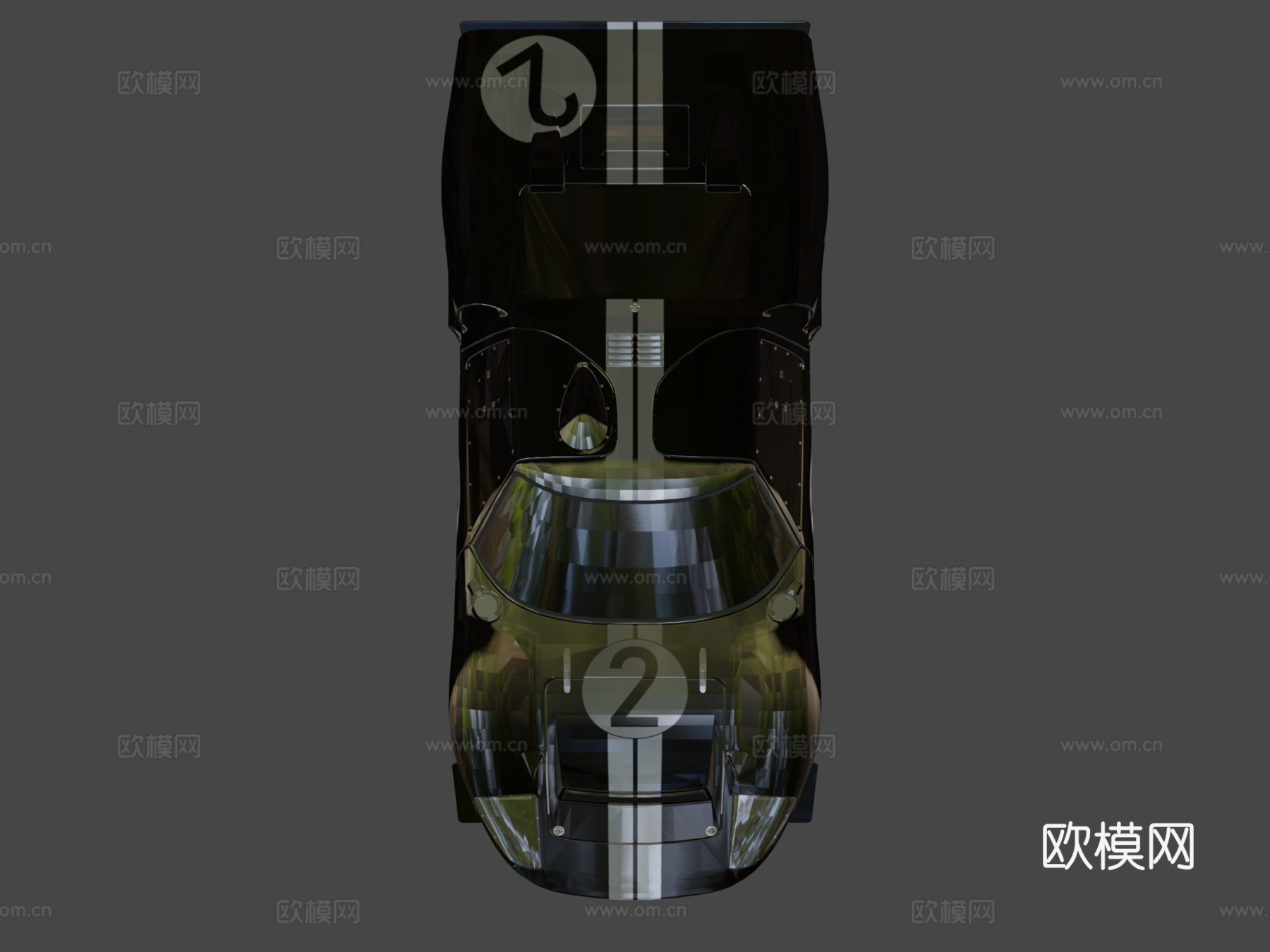 福特GT40 Mk II3d模型下载（渲染图7）