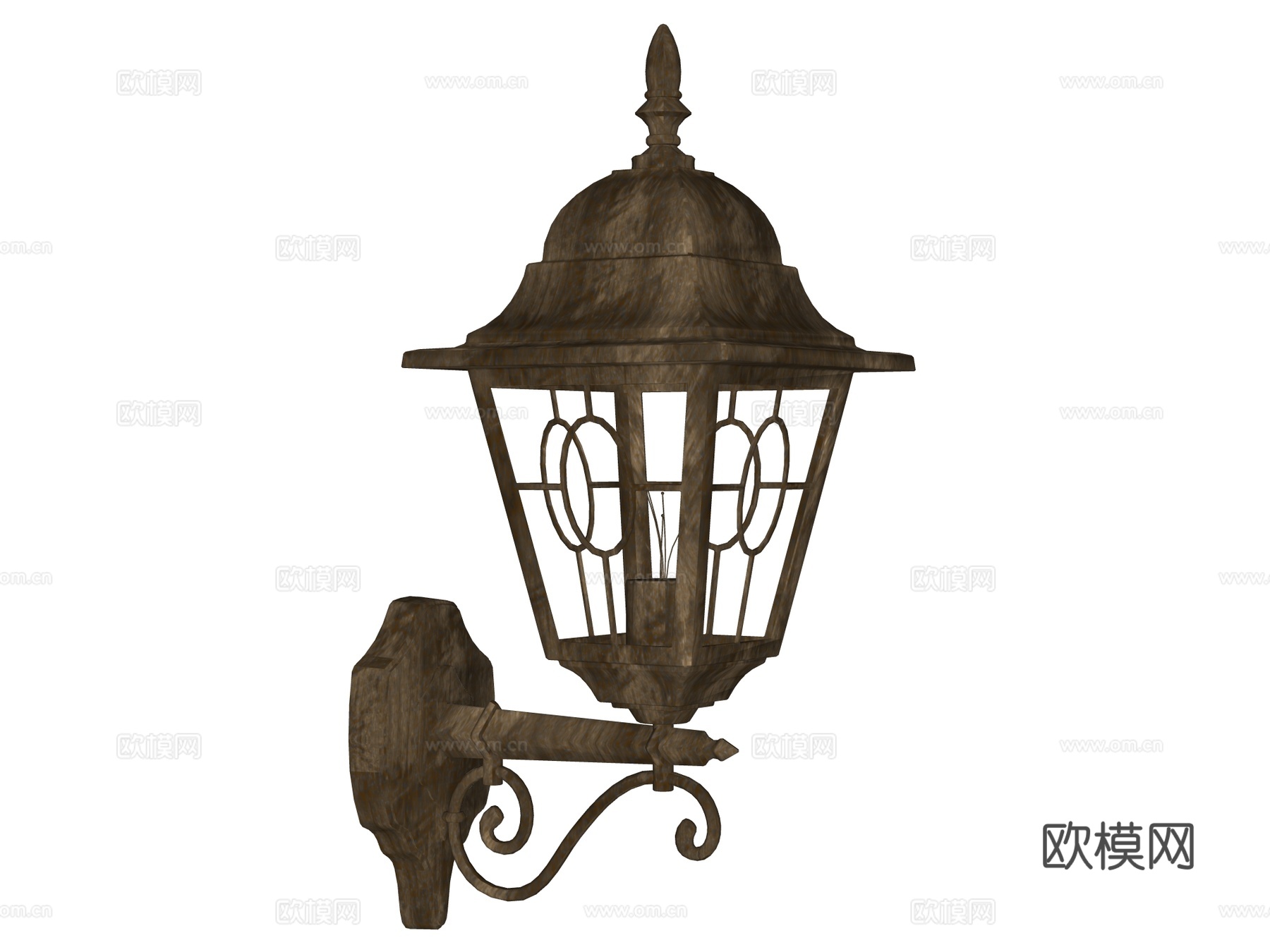 壁灯 装饰壁灯 金属壁灯 户外壁灯su模型