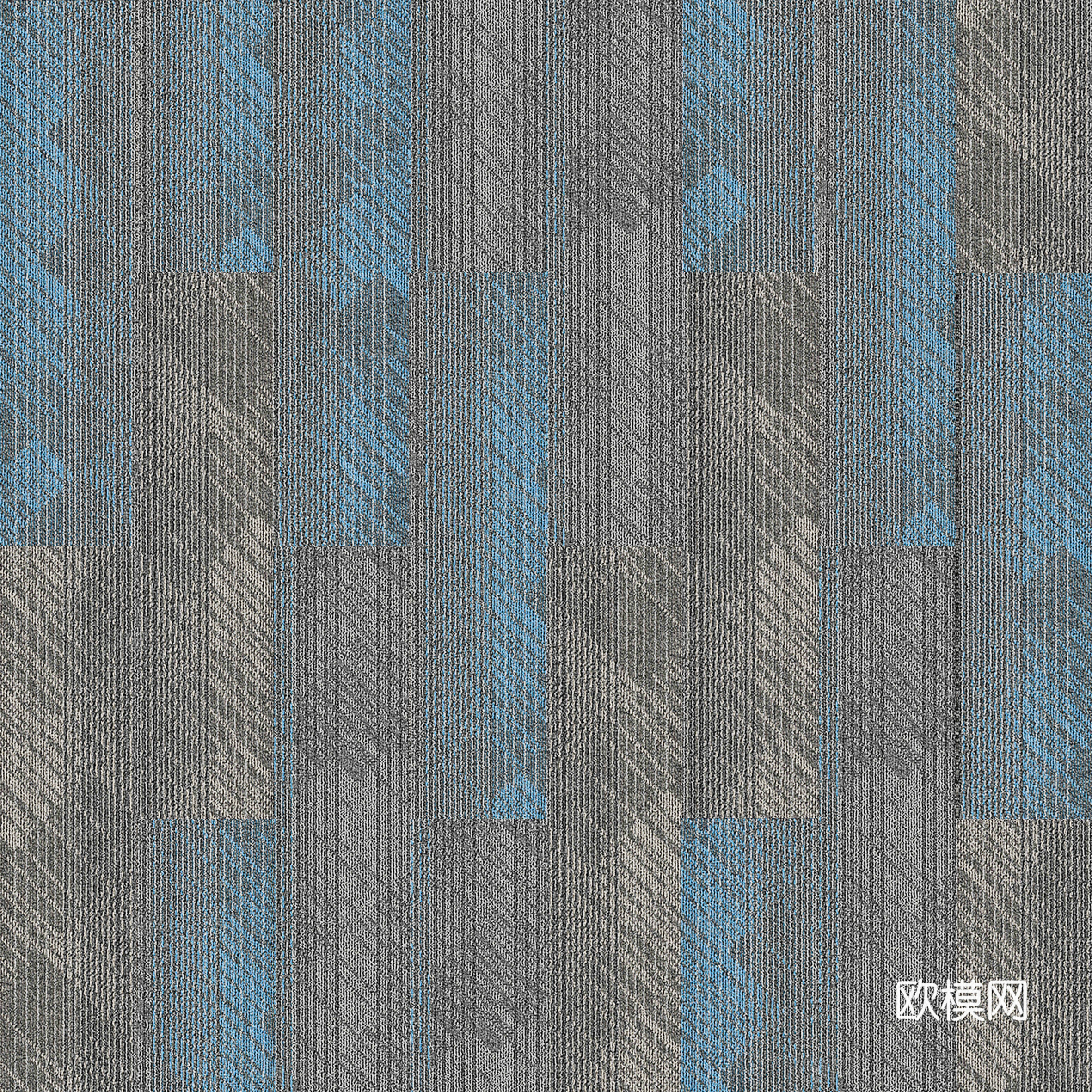 现代条形简约办公地毯