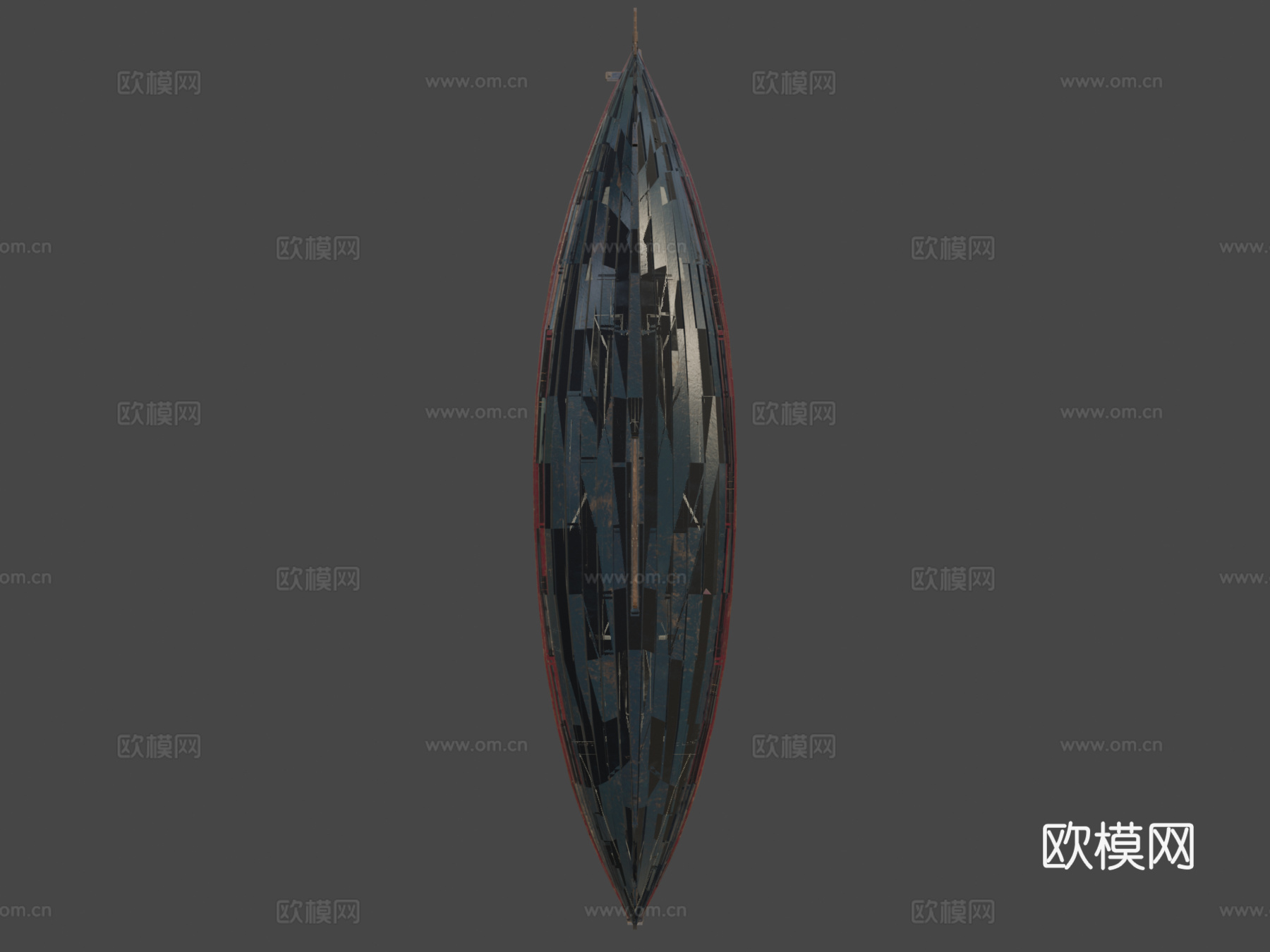 甲壳虫捕鲸船  19世纪  楠塔基特3d模型下载（渲染图8）