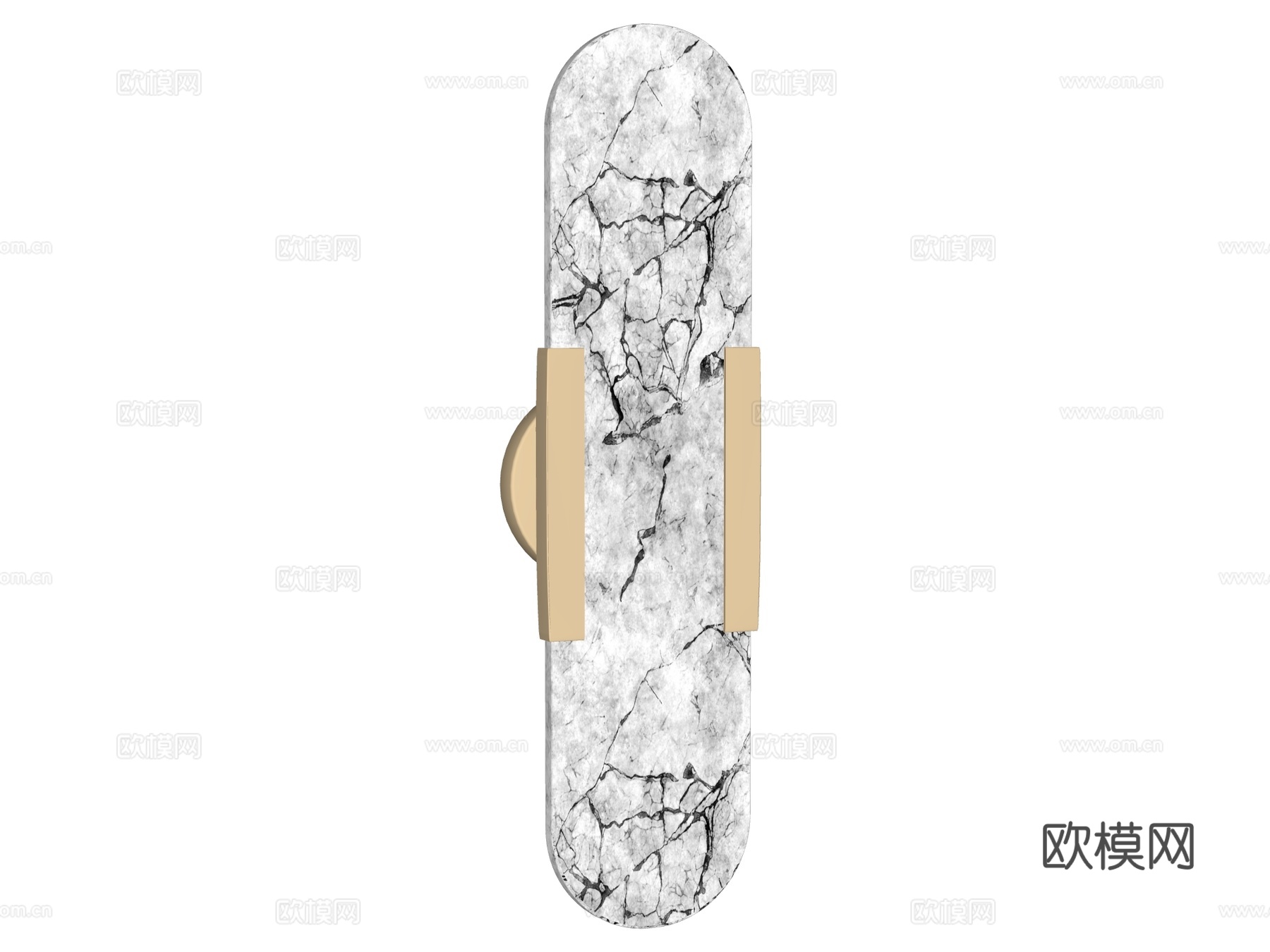 壁灯 装饰壁灯 金属壁灯 大理石壁灯su模型