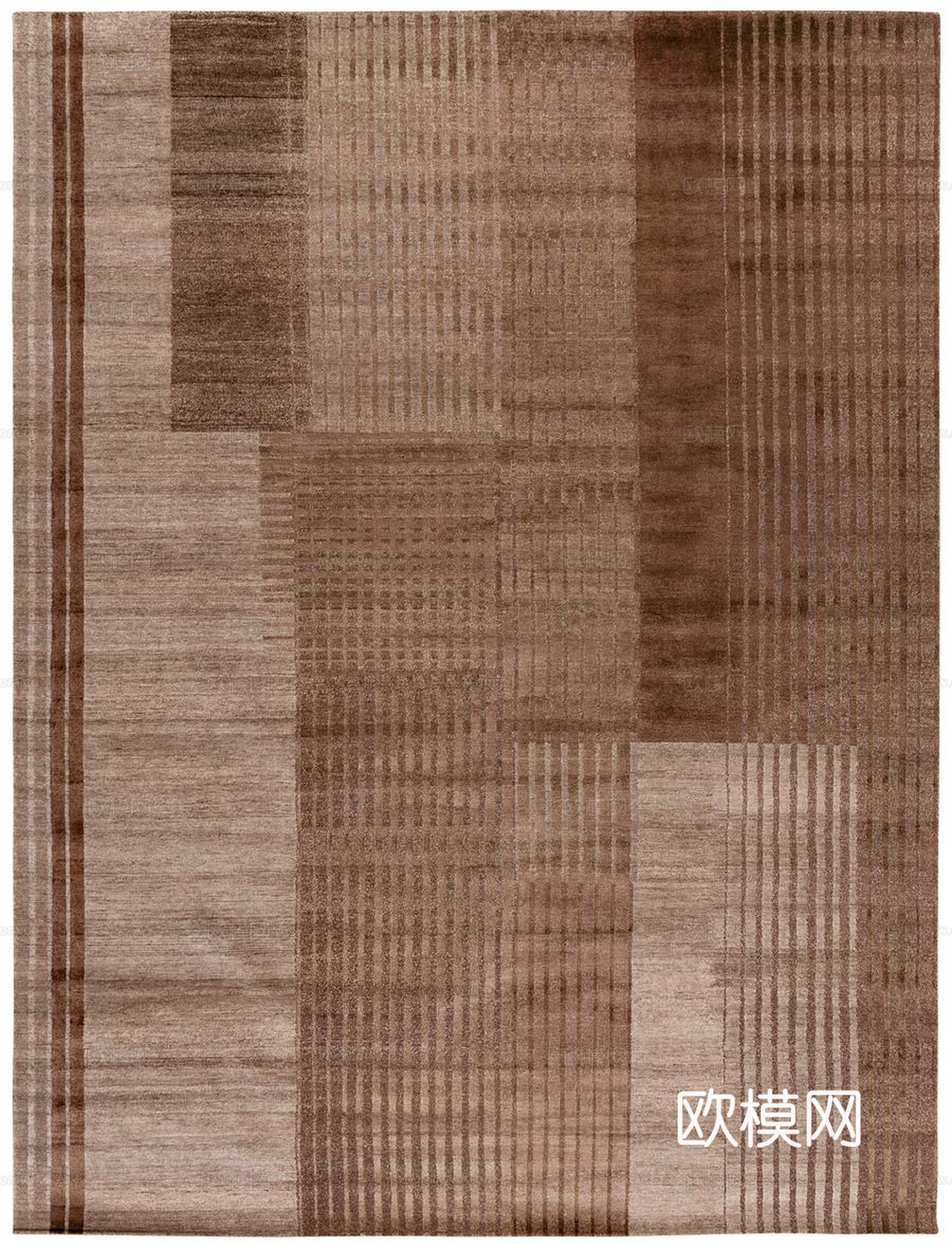 轻奢复古地毯 棕色地毯贴图