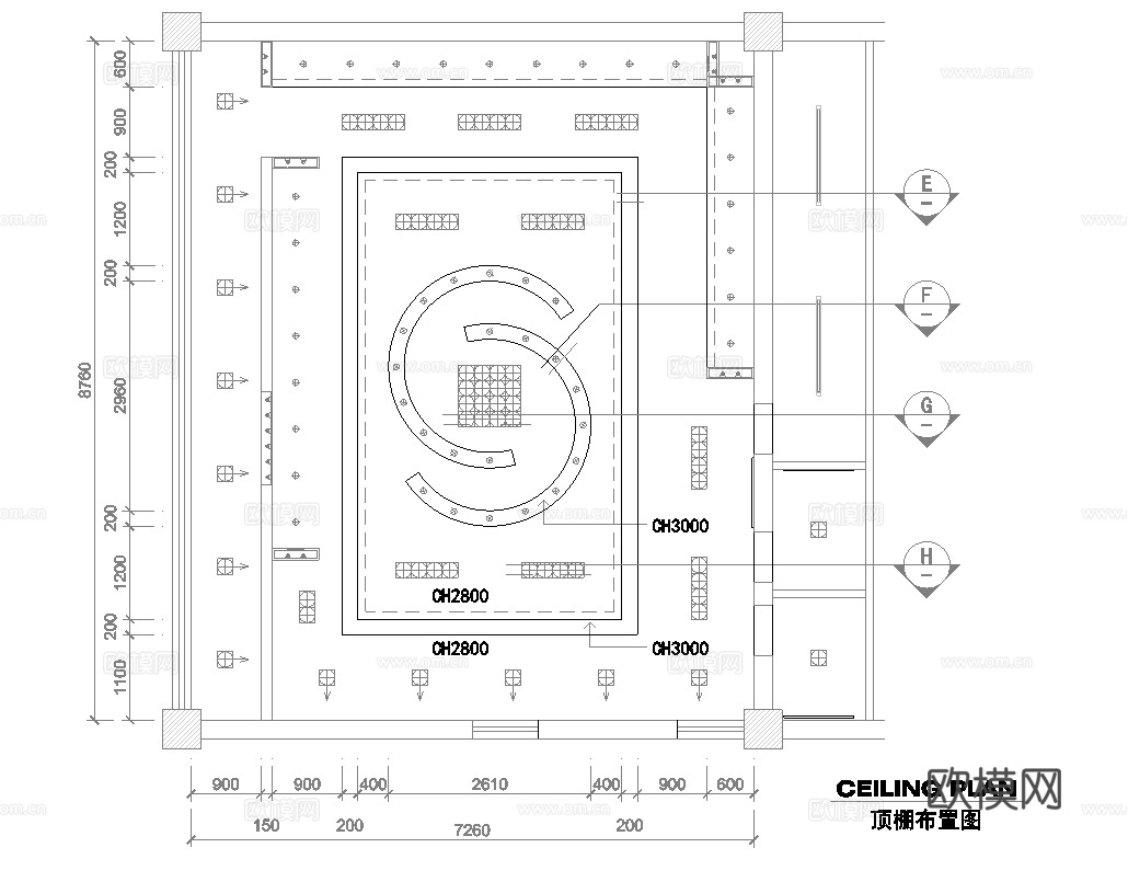 男装女装服装店专卖店 最新全套施工图设计cad施工图cad施工图