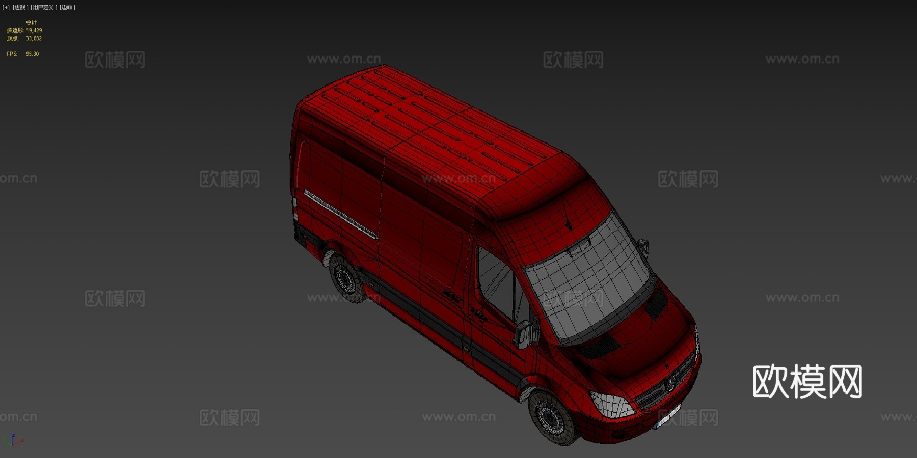 梅赛德斯奔驰Sprinter 20063d模型