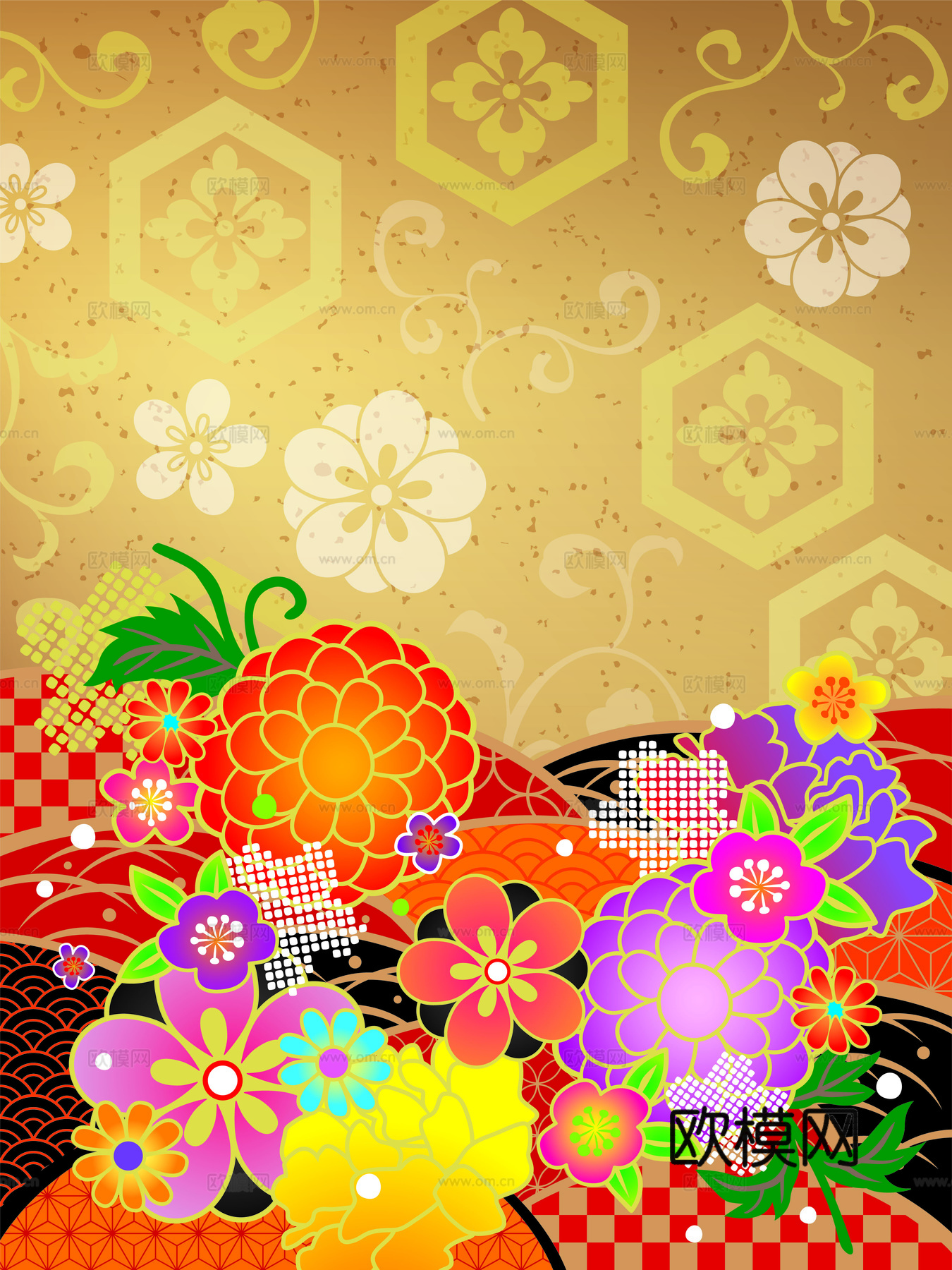 日式和风图案纹理肌理17