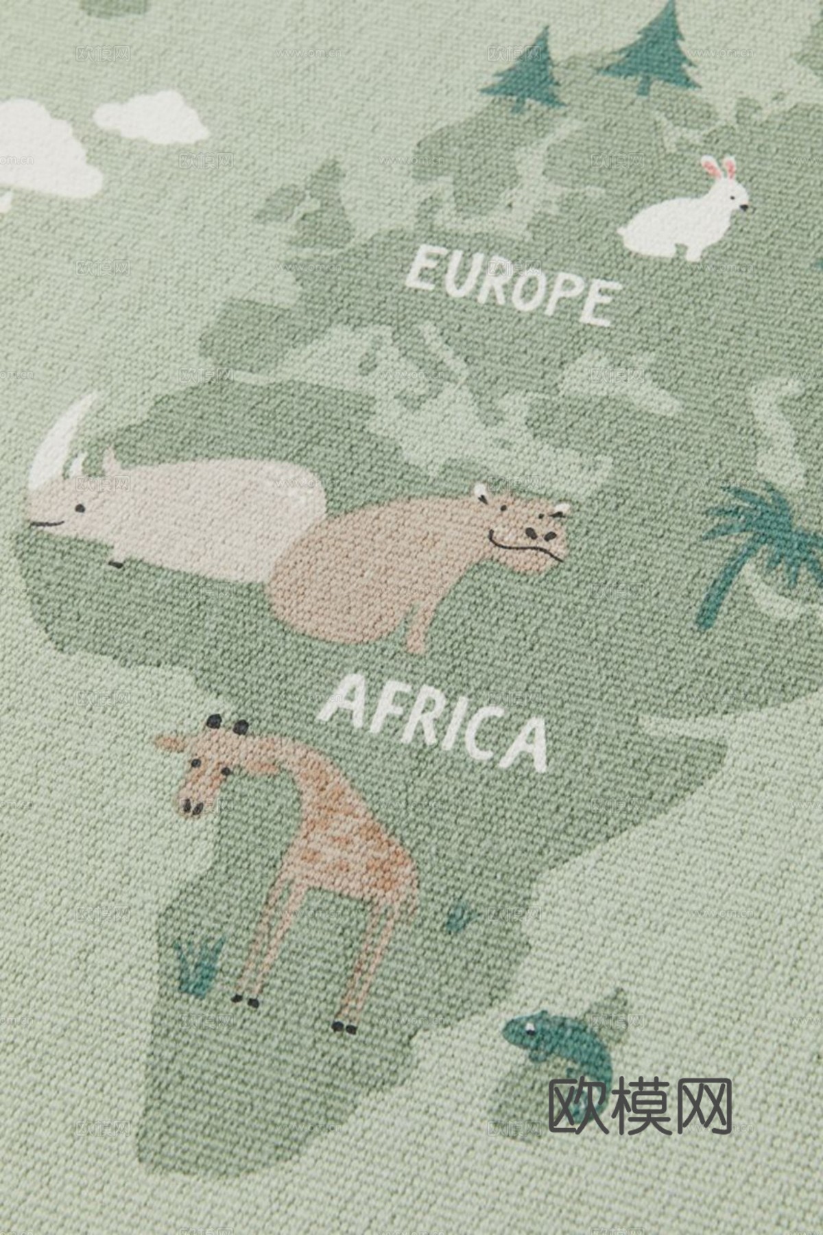 儿童房儿童地毯贴图