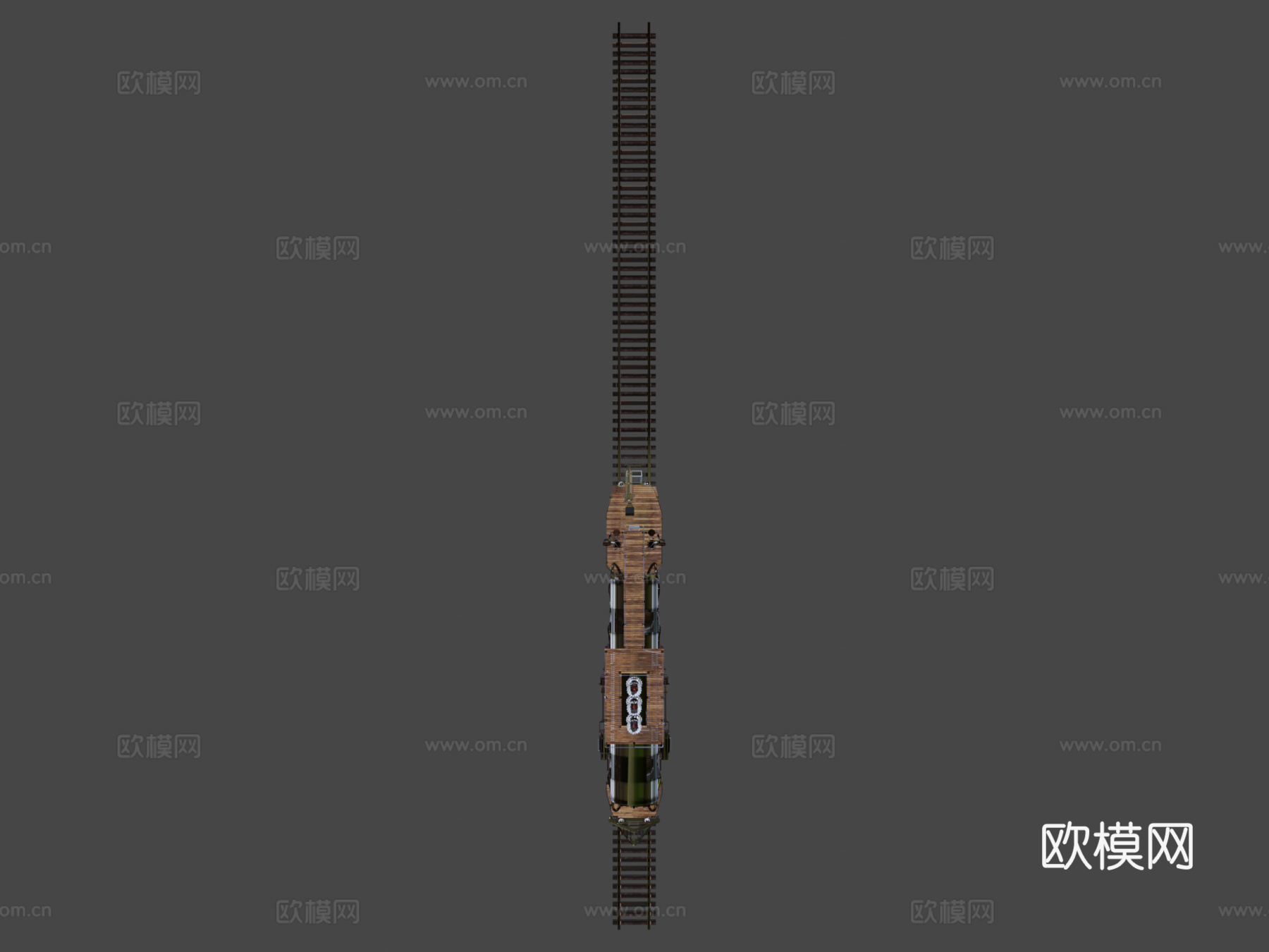 蒸汽朋克机车 动画3d模型下载（渲染图7）
