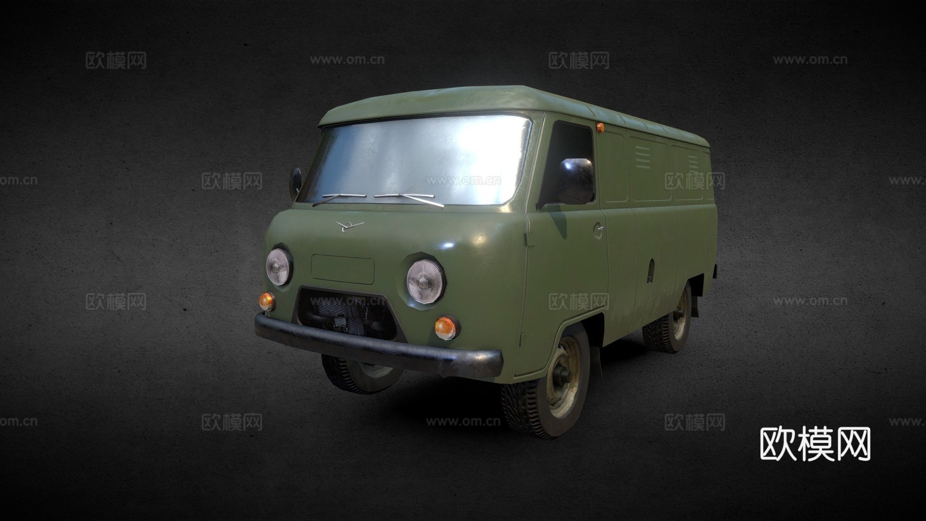 乌阿斯4523d模型下载（渲染图1）