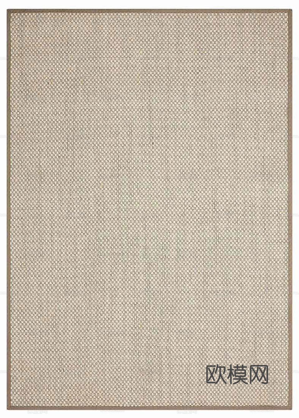 中古复古亚麻地毯 麻布地毯