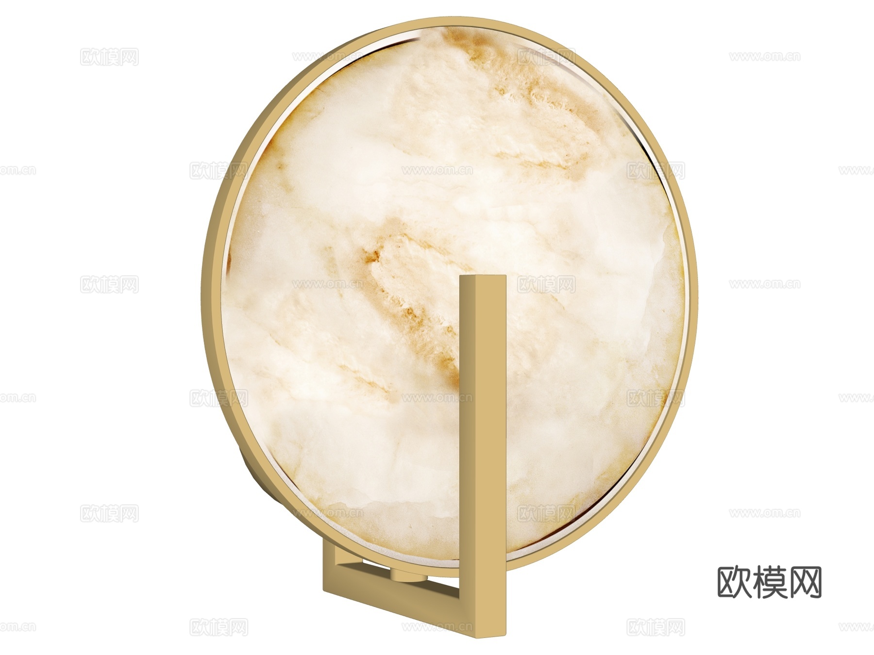 壁灯 装饰壁灯 金属壁灯 大理石壁灯su模型