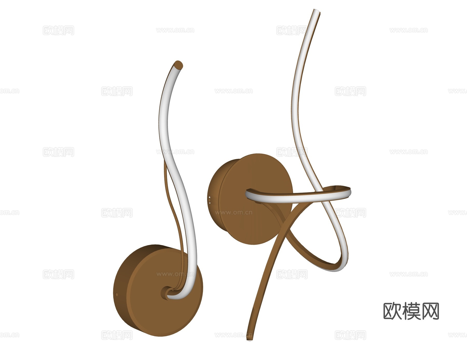 壁灯 装饰壁灯 金属壁灯su模型