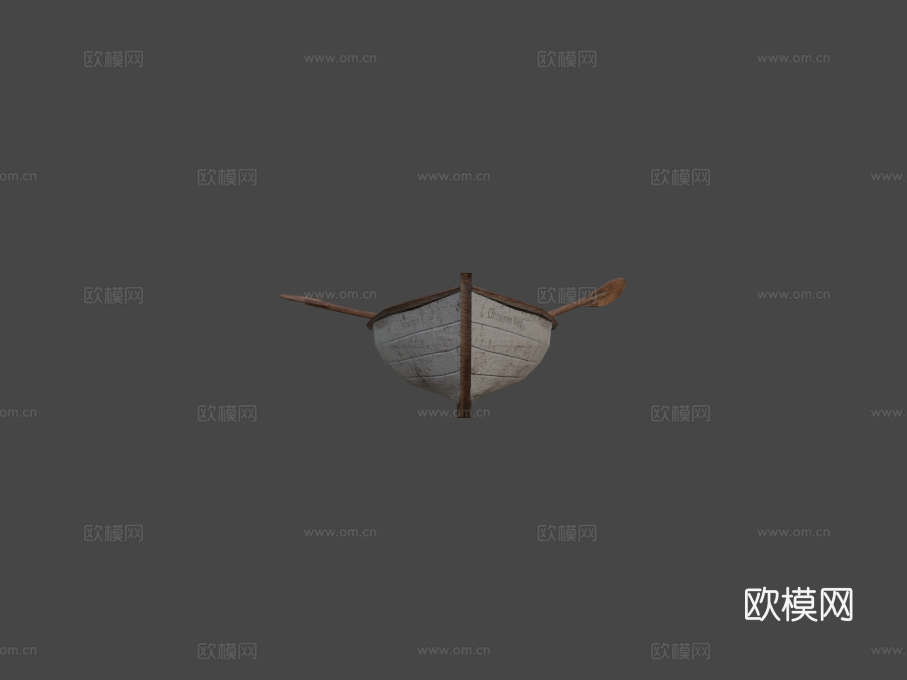 划艇3d模型下载（渲染图6）