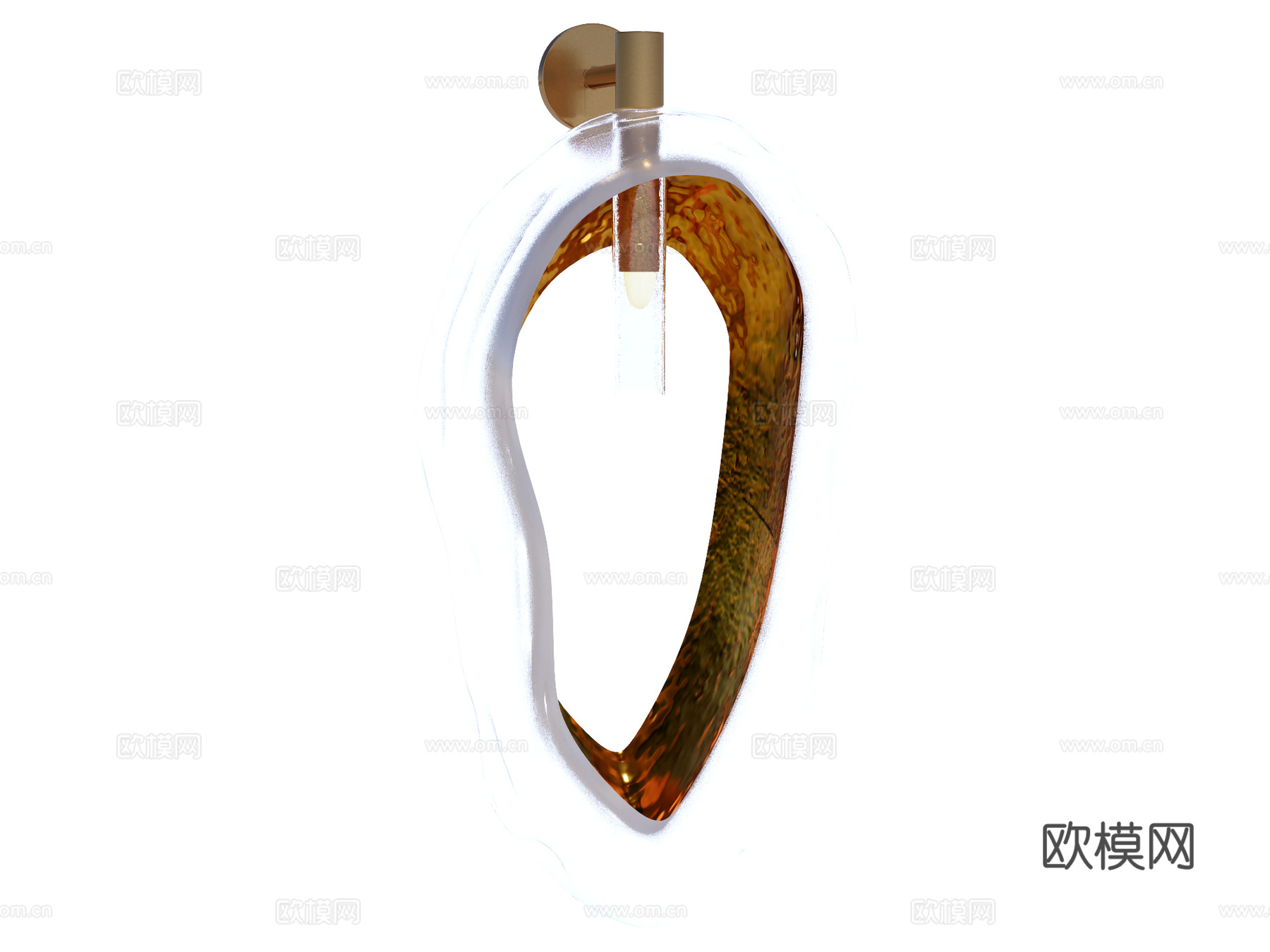 壁灯 装饰壁灯 金属壁灯 水晶壁灯su模型