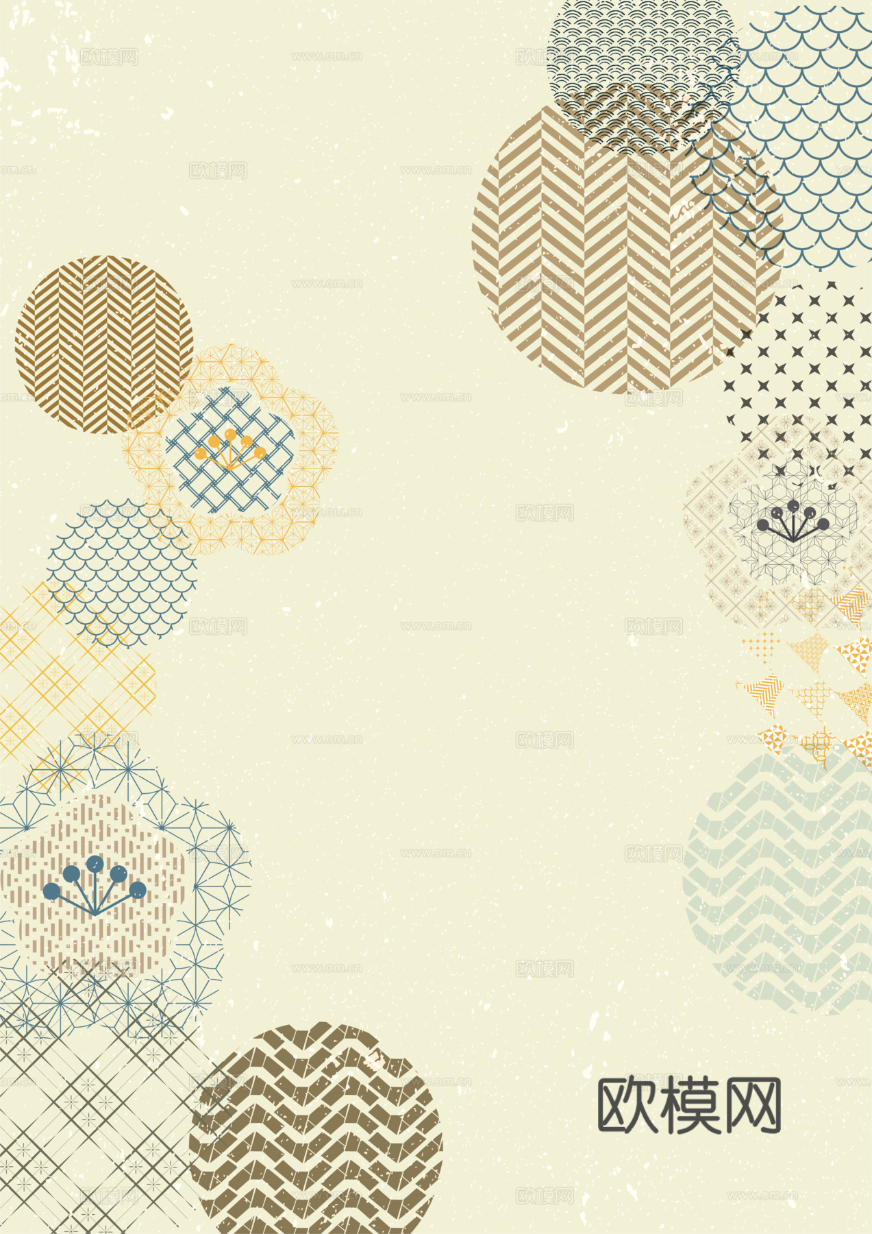 日系和风图案纹理肌理8