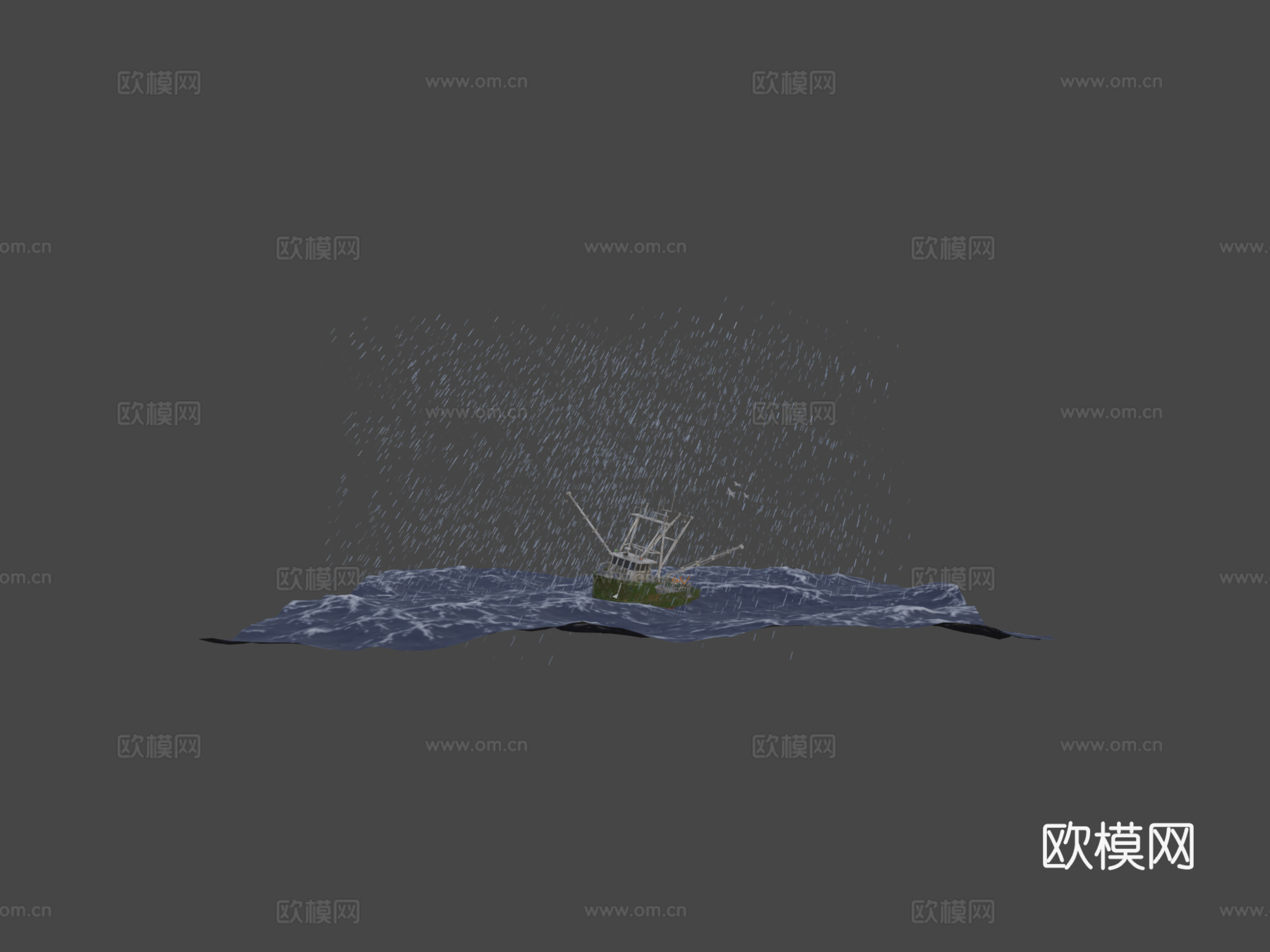 安德烈亚盖尔  渔民挑战3d模型下载（渲染图5）