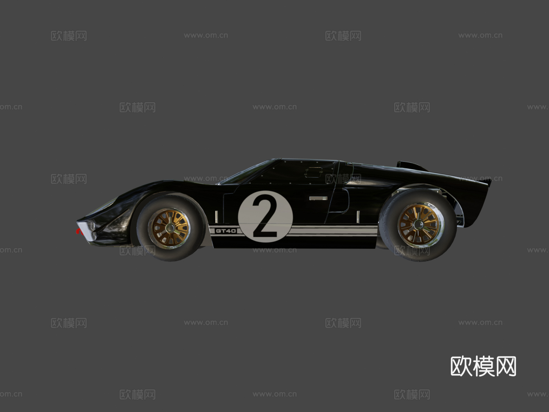 福特GT40 Mk II3d模型下载（渲染图6）