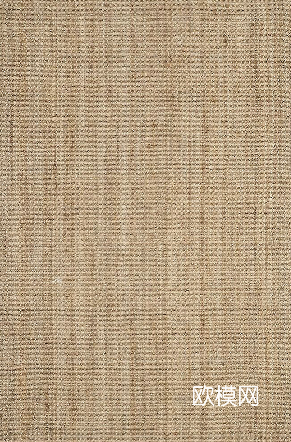 侘寂奶油条纹地毯  编织地毯贴图