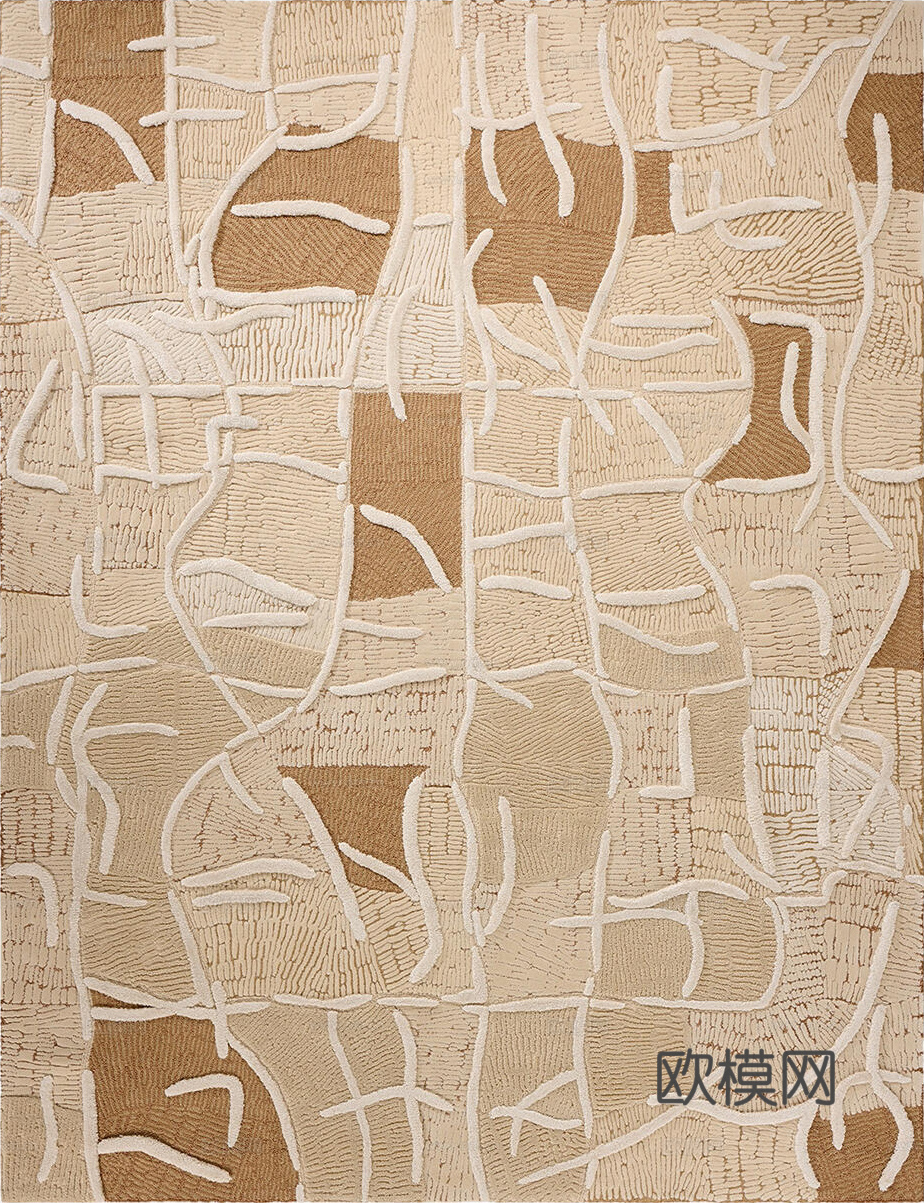 轻奢复古地毯 棕色地毯贴图