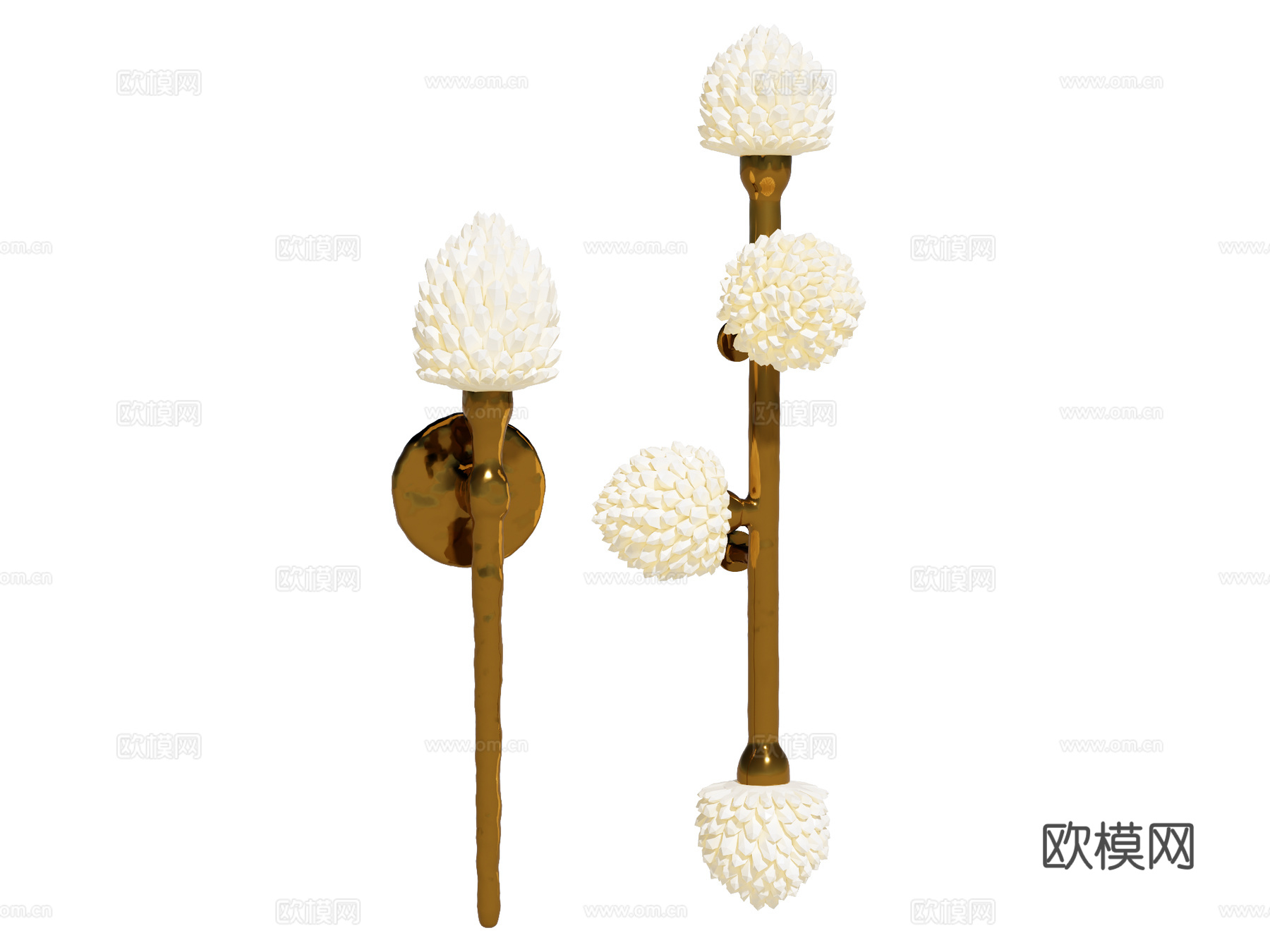 壁灯 装饰壁灯 金属壁灯su模型