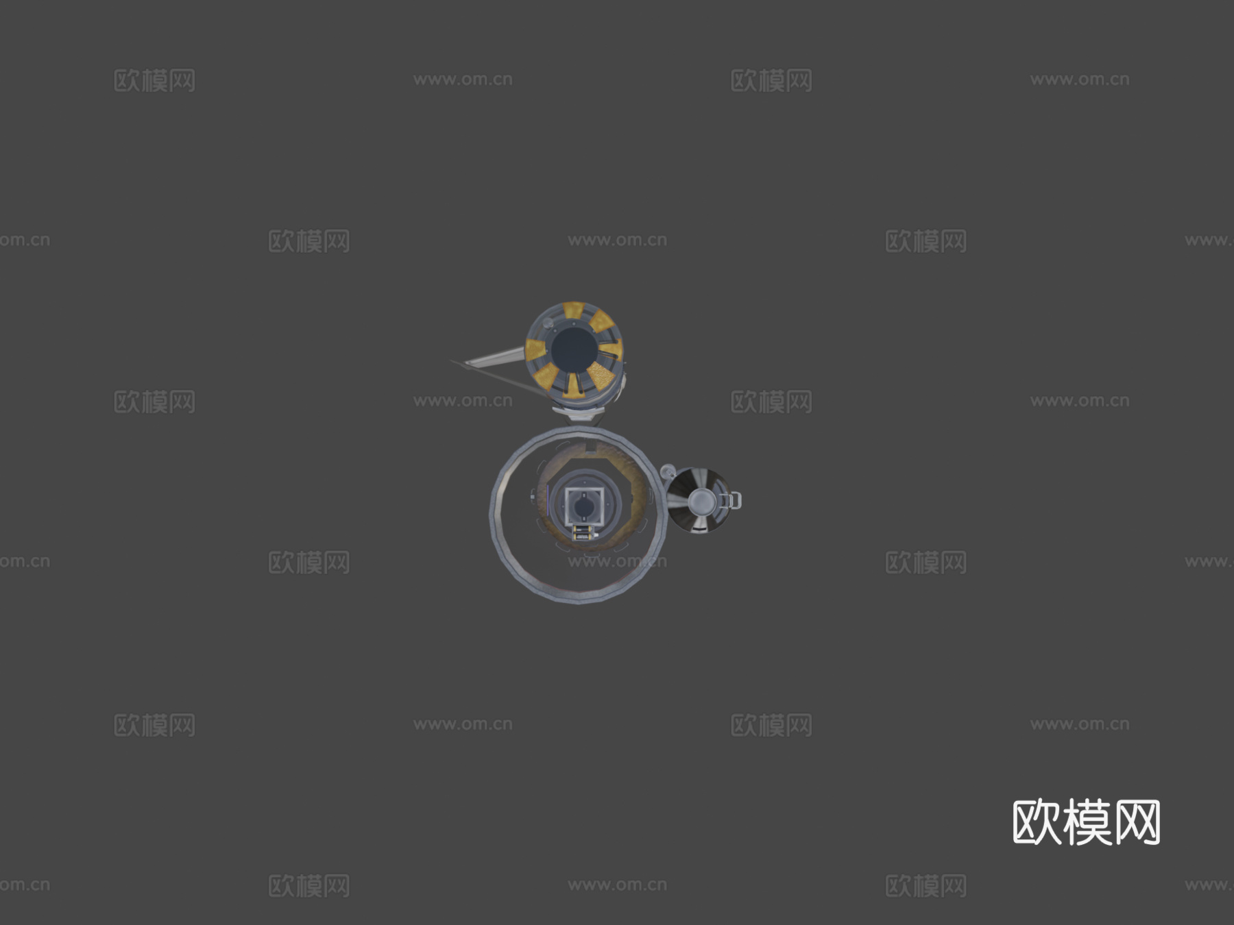 坎巴拉太空计划  原始轨道站综合体3d模型下载（渲染图5）