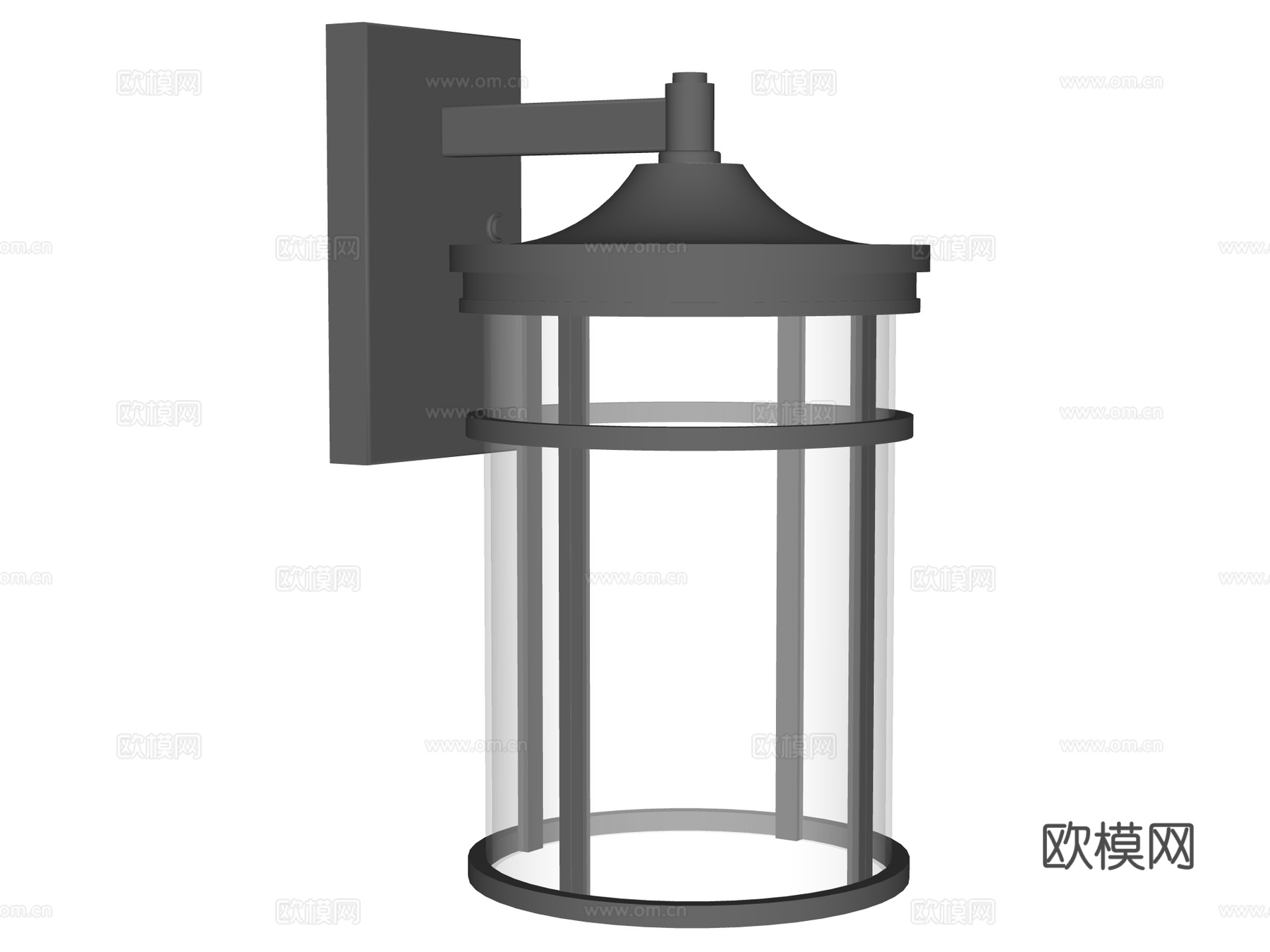 壁灯 装饰壁灯 金属壁灯 户外壁灯su模型