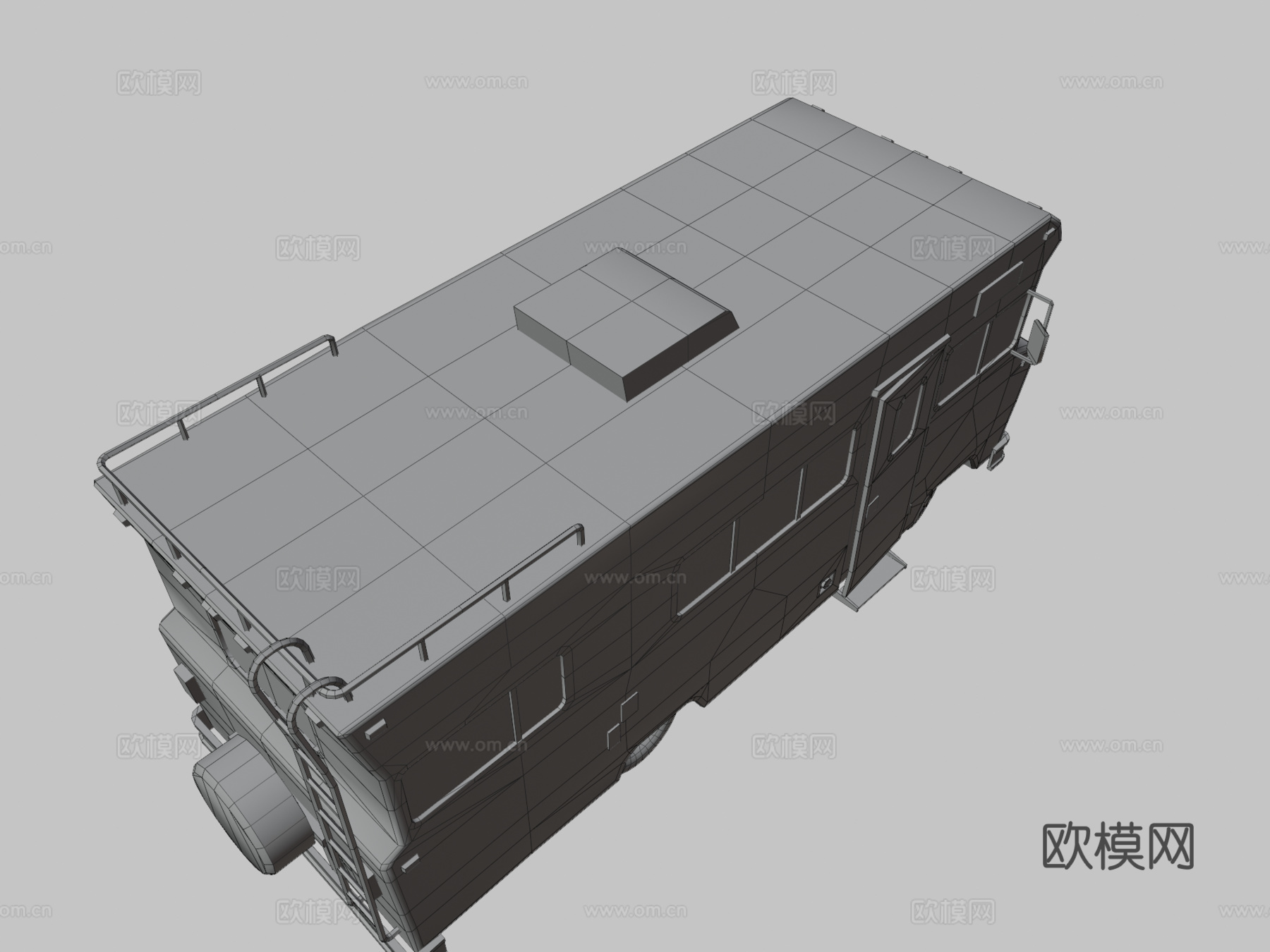 一九七五房车3d模型下载（渲染图3）