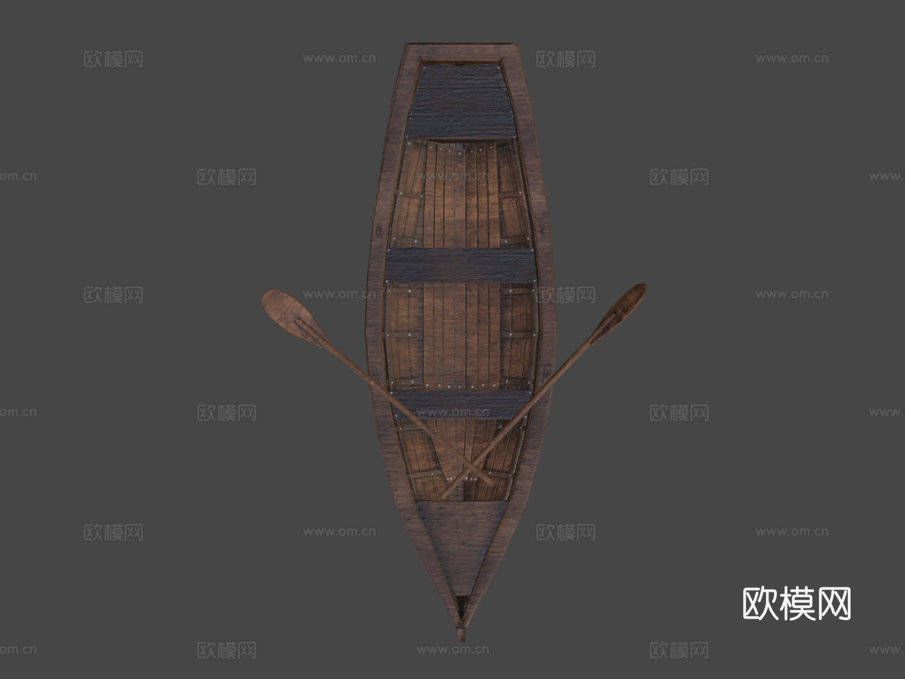 划艇3d模型下载（渲染图8）