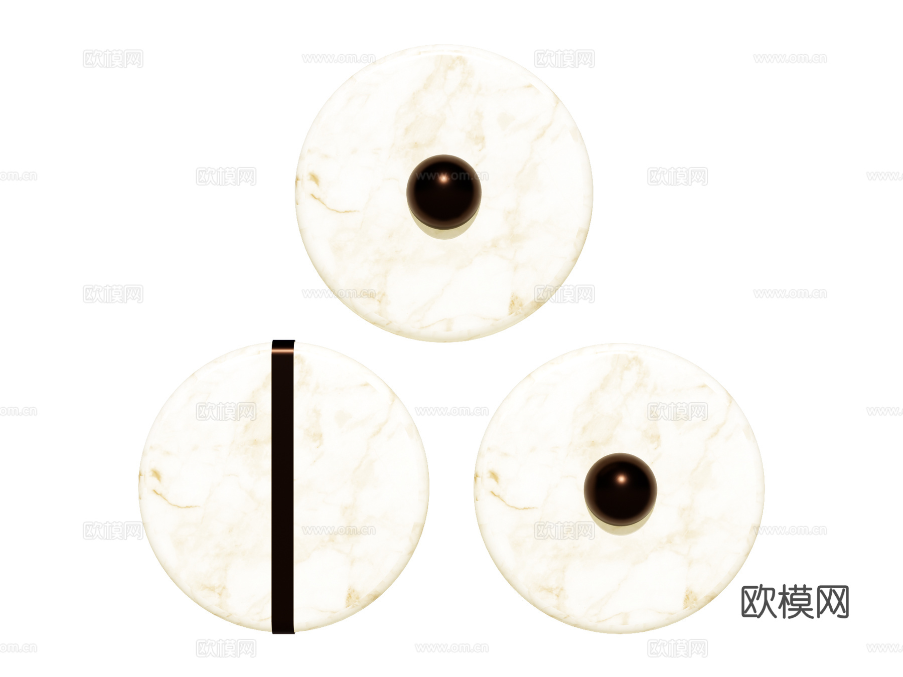 壁灯 装饰壁灯 大理石壁灯su模型