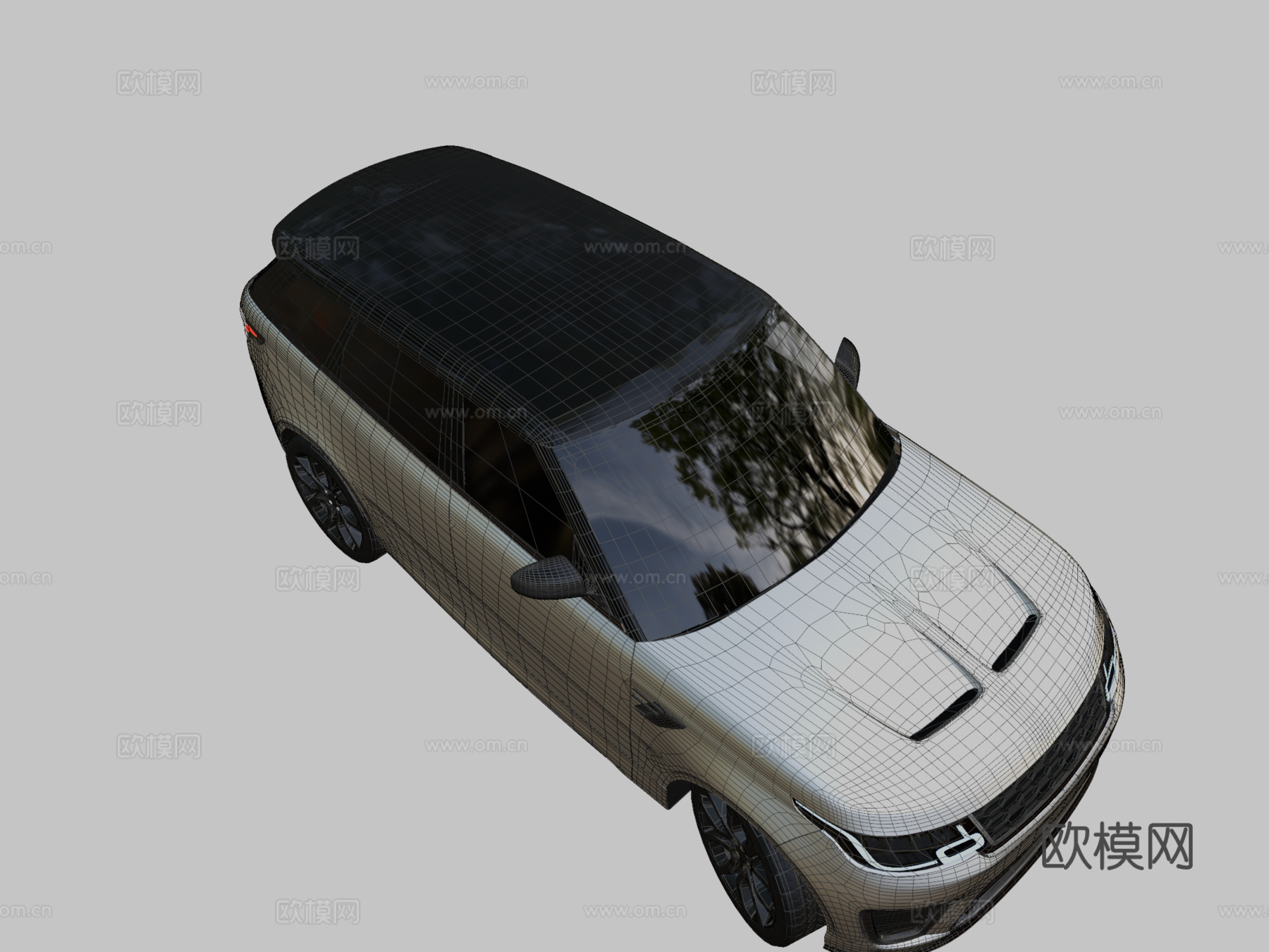 路虎揽胜运动版  203d模型下载（渲染图2）